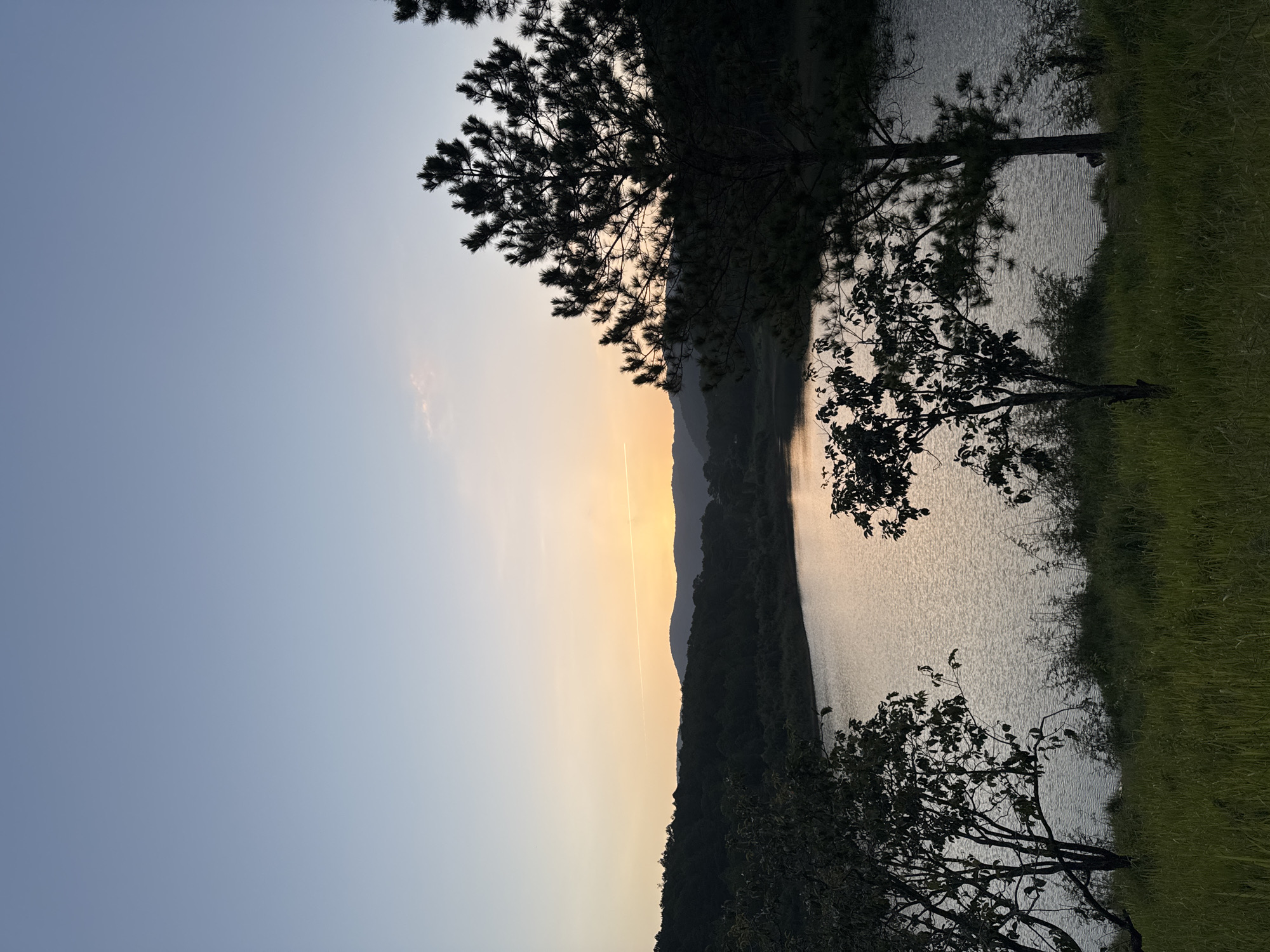 Sunset to nightfall around Da Lat's lakes and pine roads
