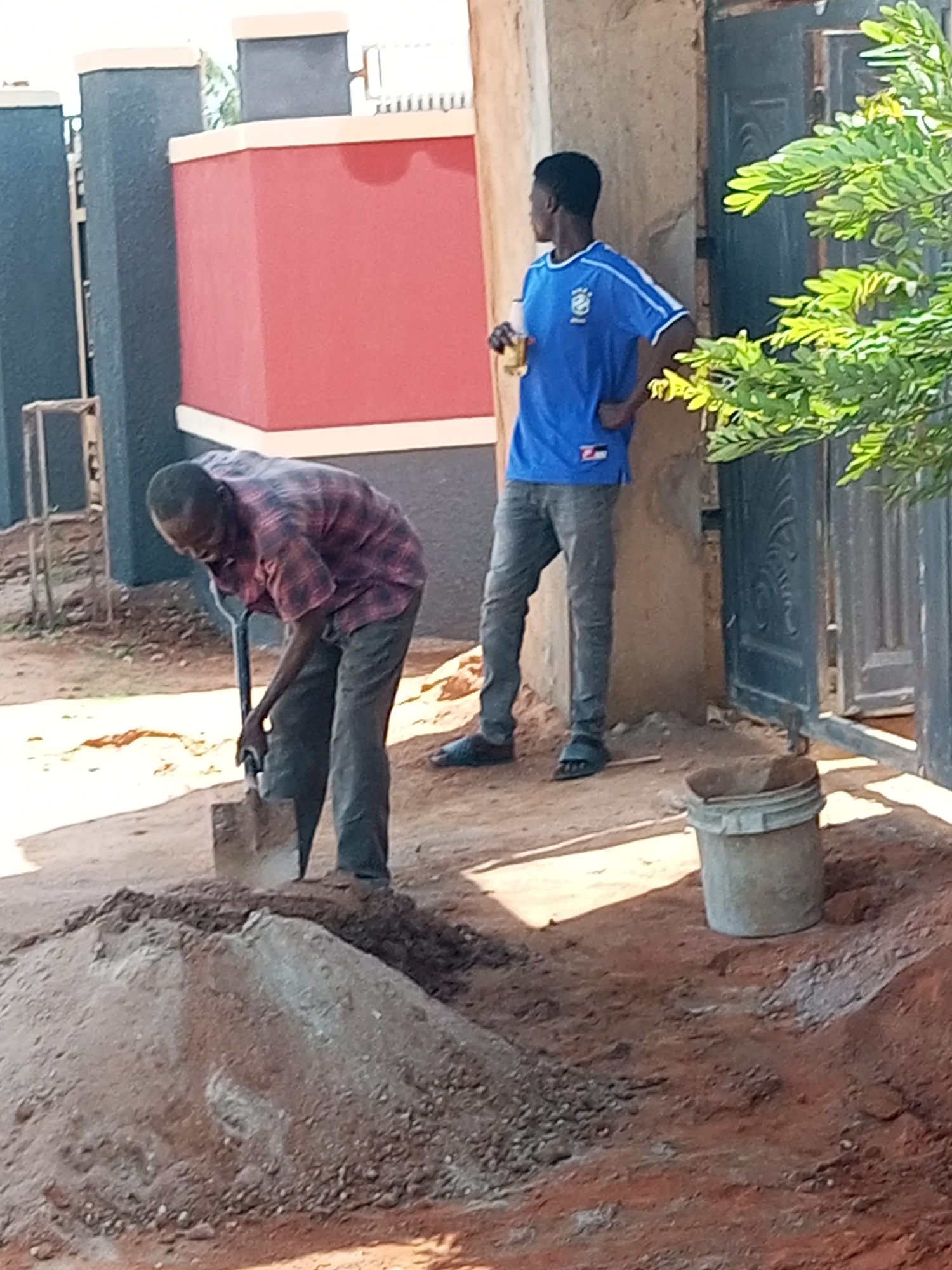 Morning activity on a Tempure, Nigeria street