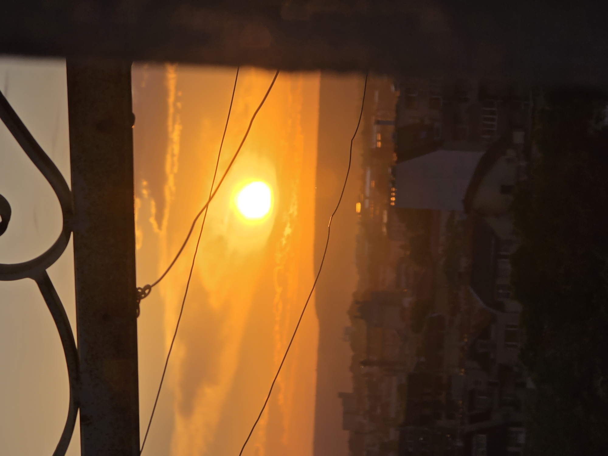 Evening sunset documented across Varna, Bulgaria by multiple witnesses