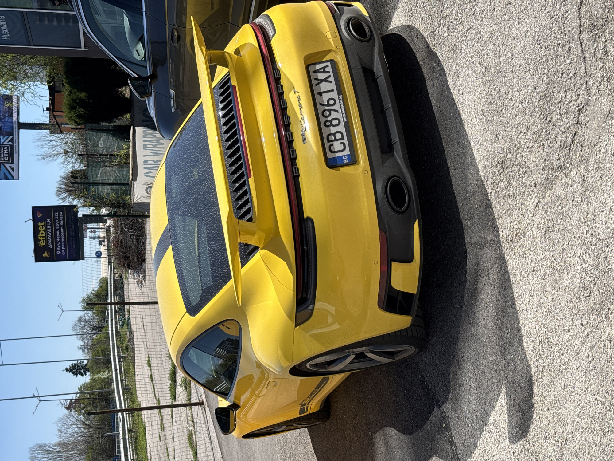 Two Porsche cars spotted parked in Sofia within seconds