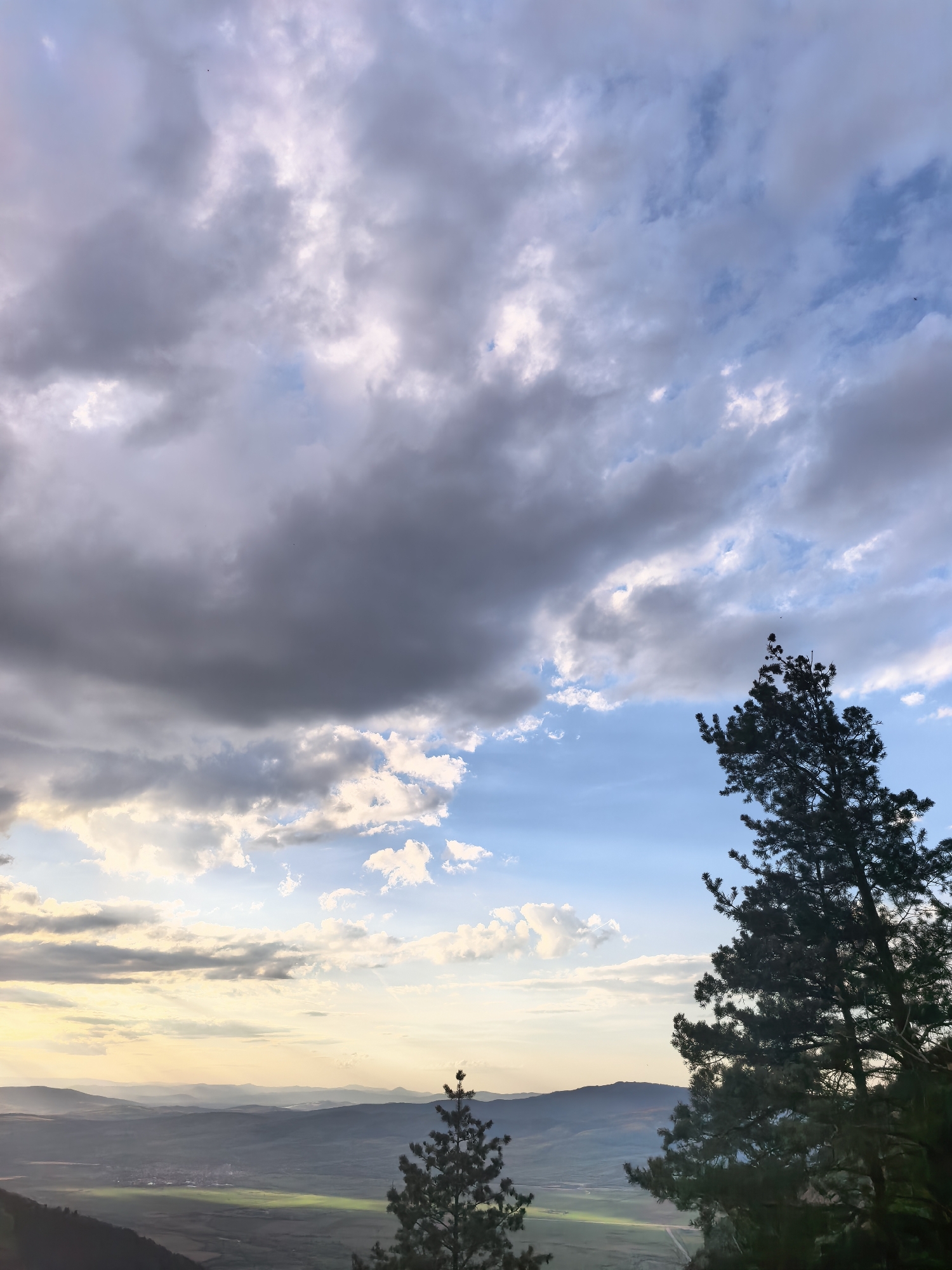 Dramatic mountain landscapes photographed near Sapareva Banya, Bulgaria