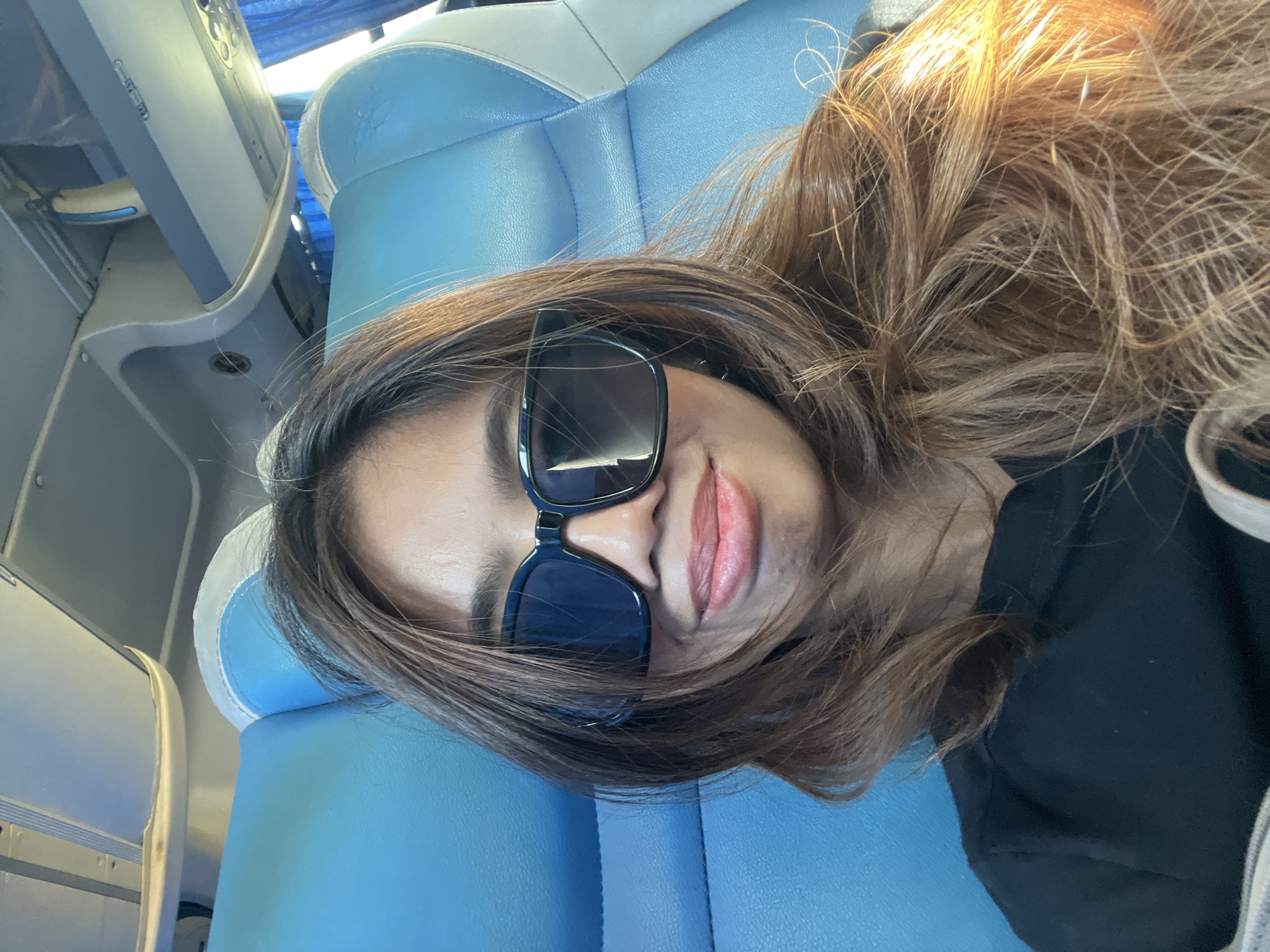 Bus selfie session in Panabo City, Philippines