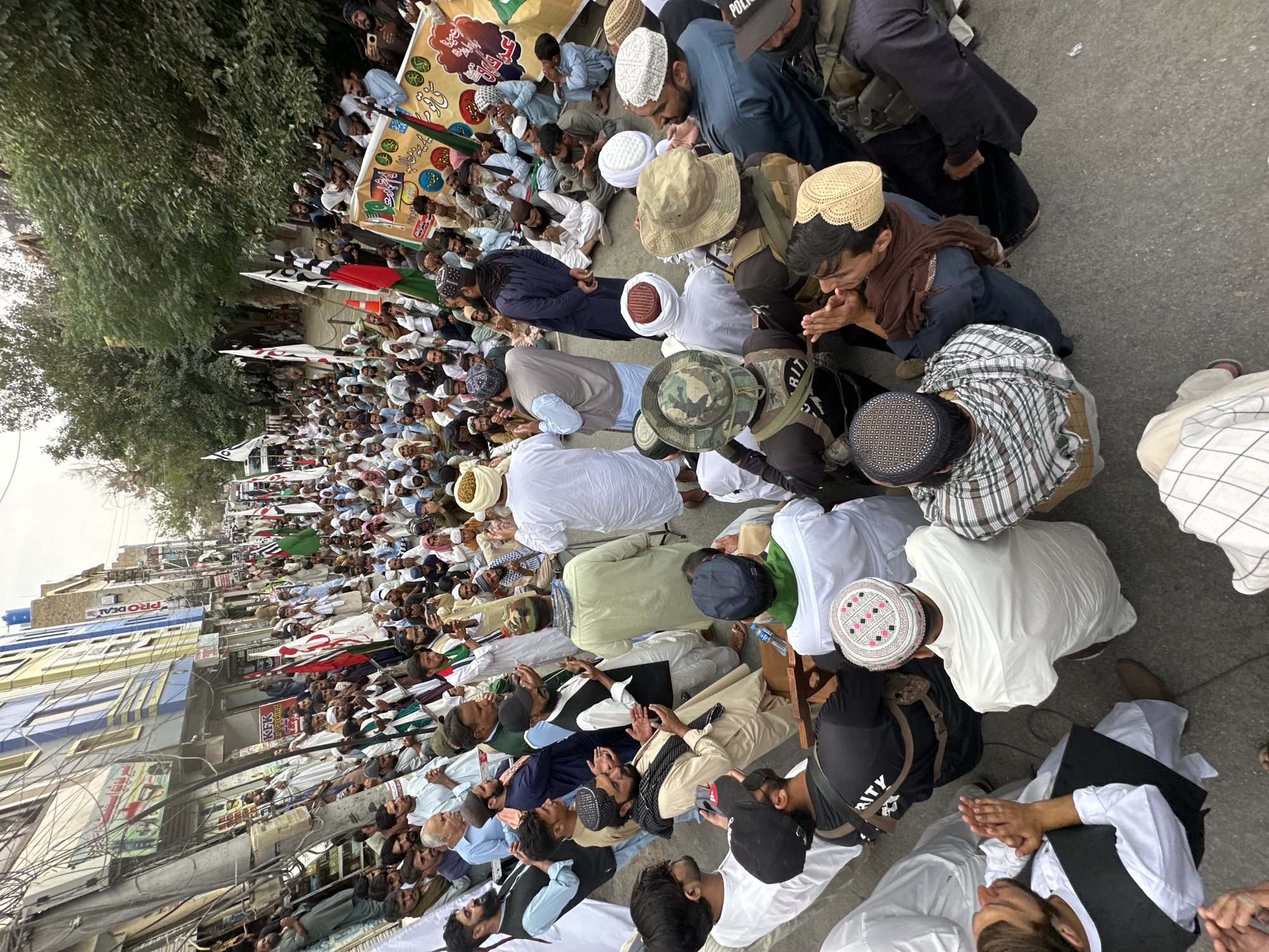 Street rally draws large crowd in central Quetta