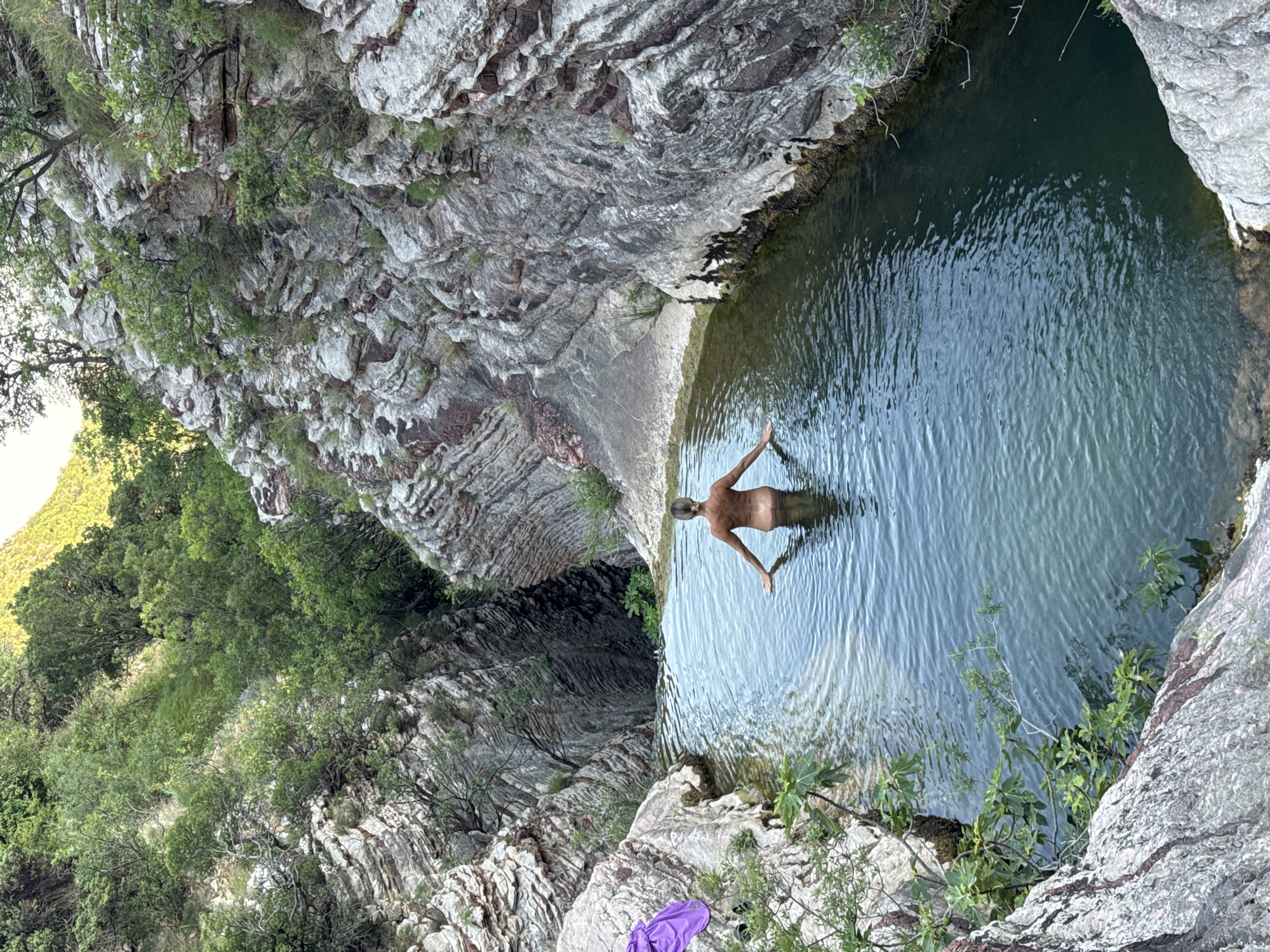 A summer afternoon in and around Montenegro's natural swimming spots