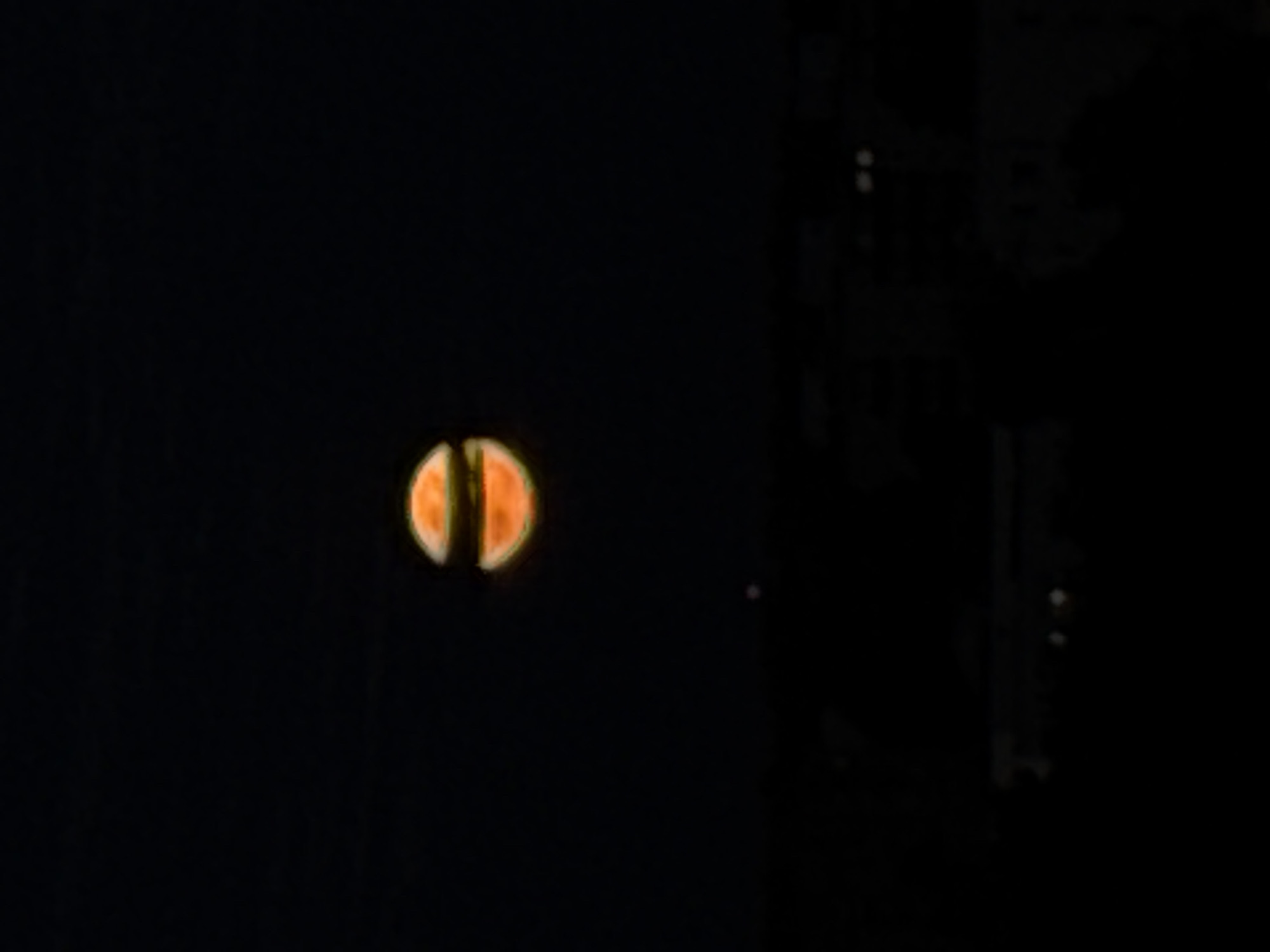 Blood moon over Tallinn's skyline, June 2026