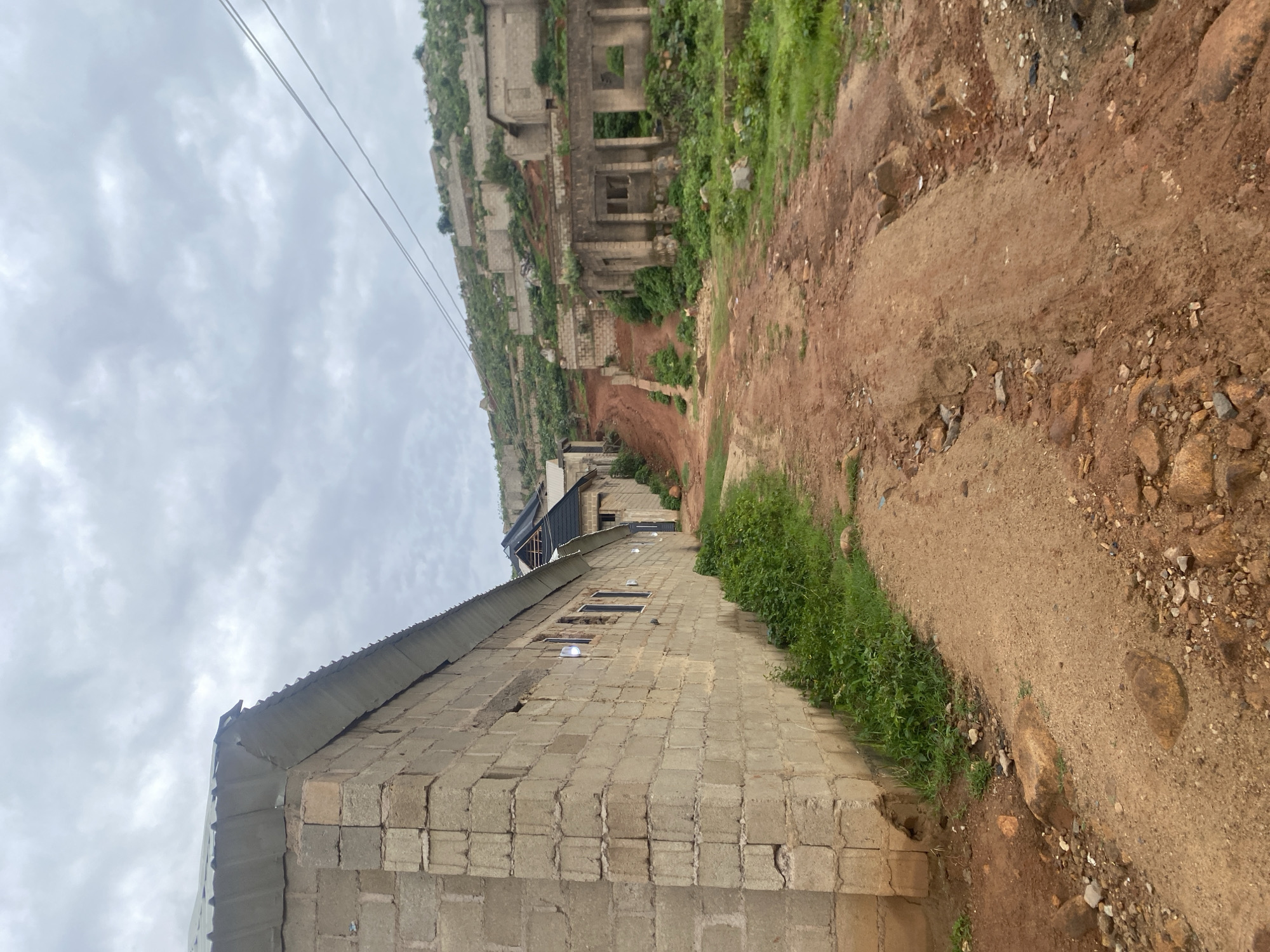 Morning walk through developing neighborhoods in Jos, Nigeria
