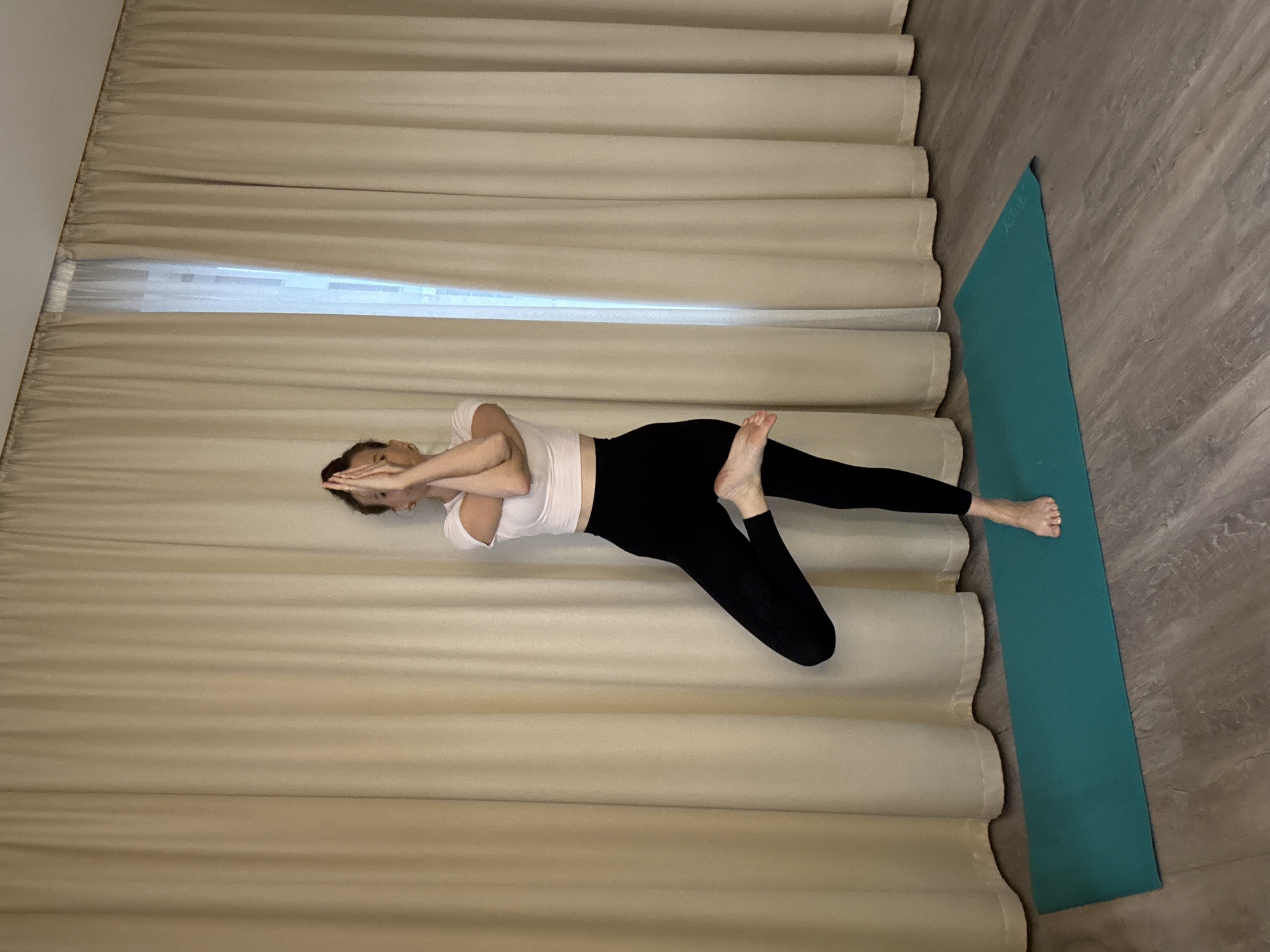 Yoga practice session across Moscow area locations