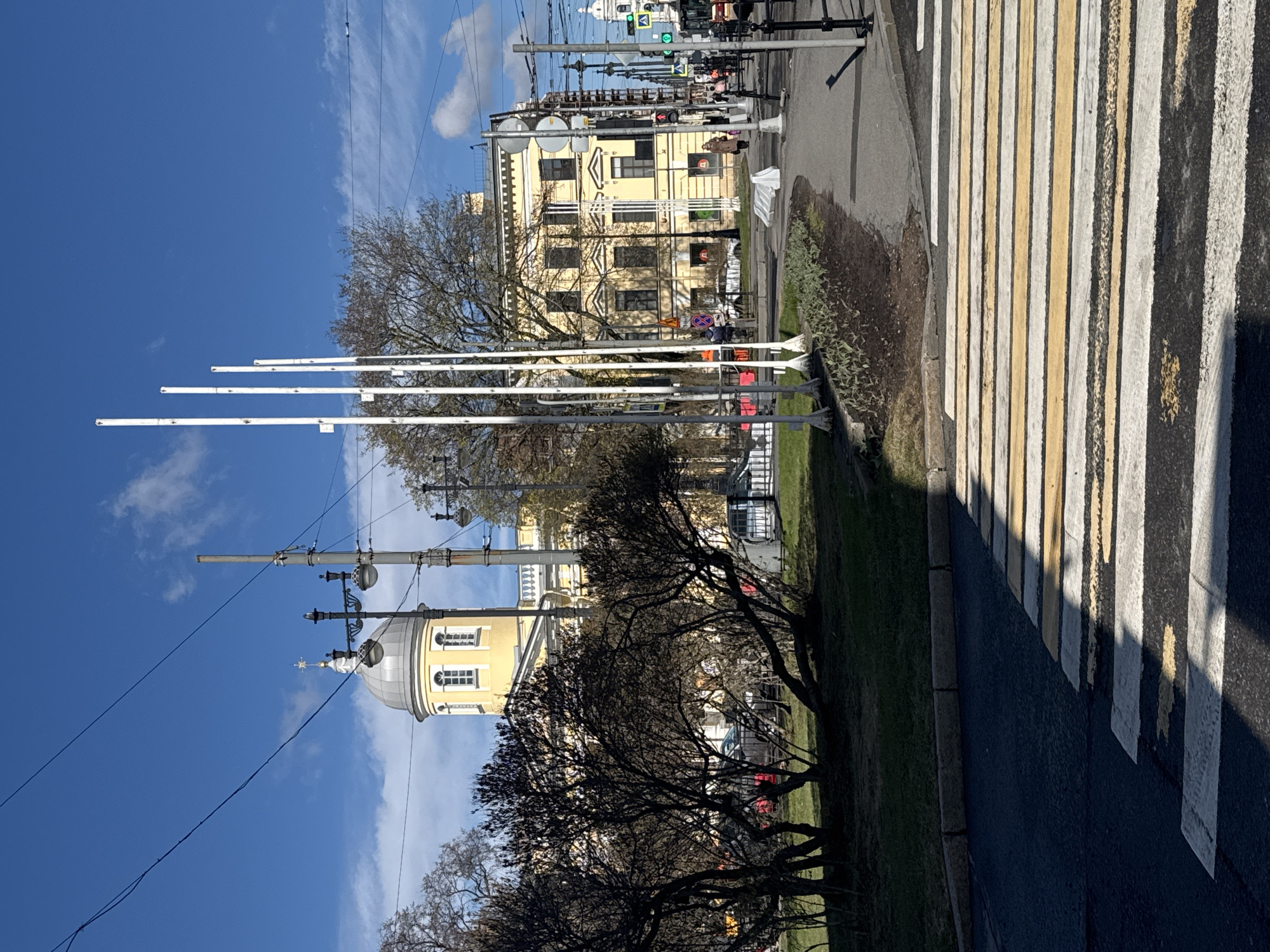 Morning documentation of Saint Petersburg architectural sculptures and facades