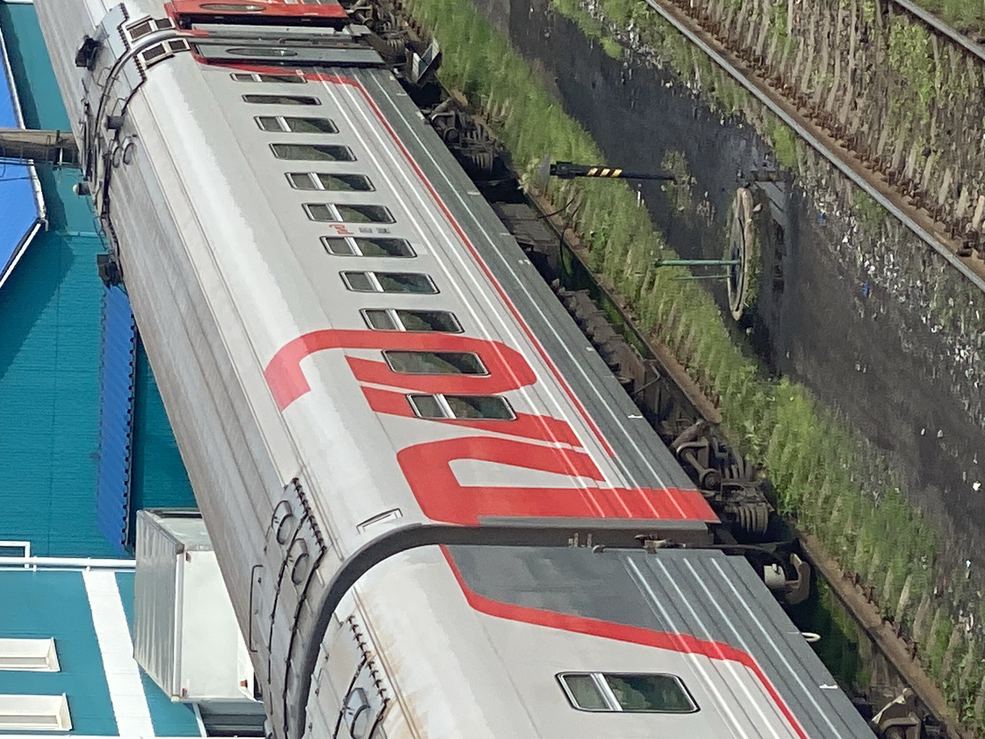 Morning activity at Novokuznetsk train station and surrounding streets