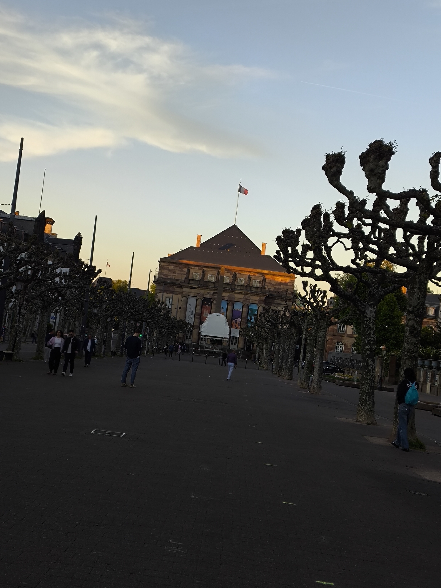 Street views captured of central Strasbourg landmarks