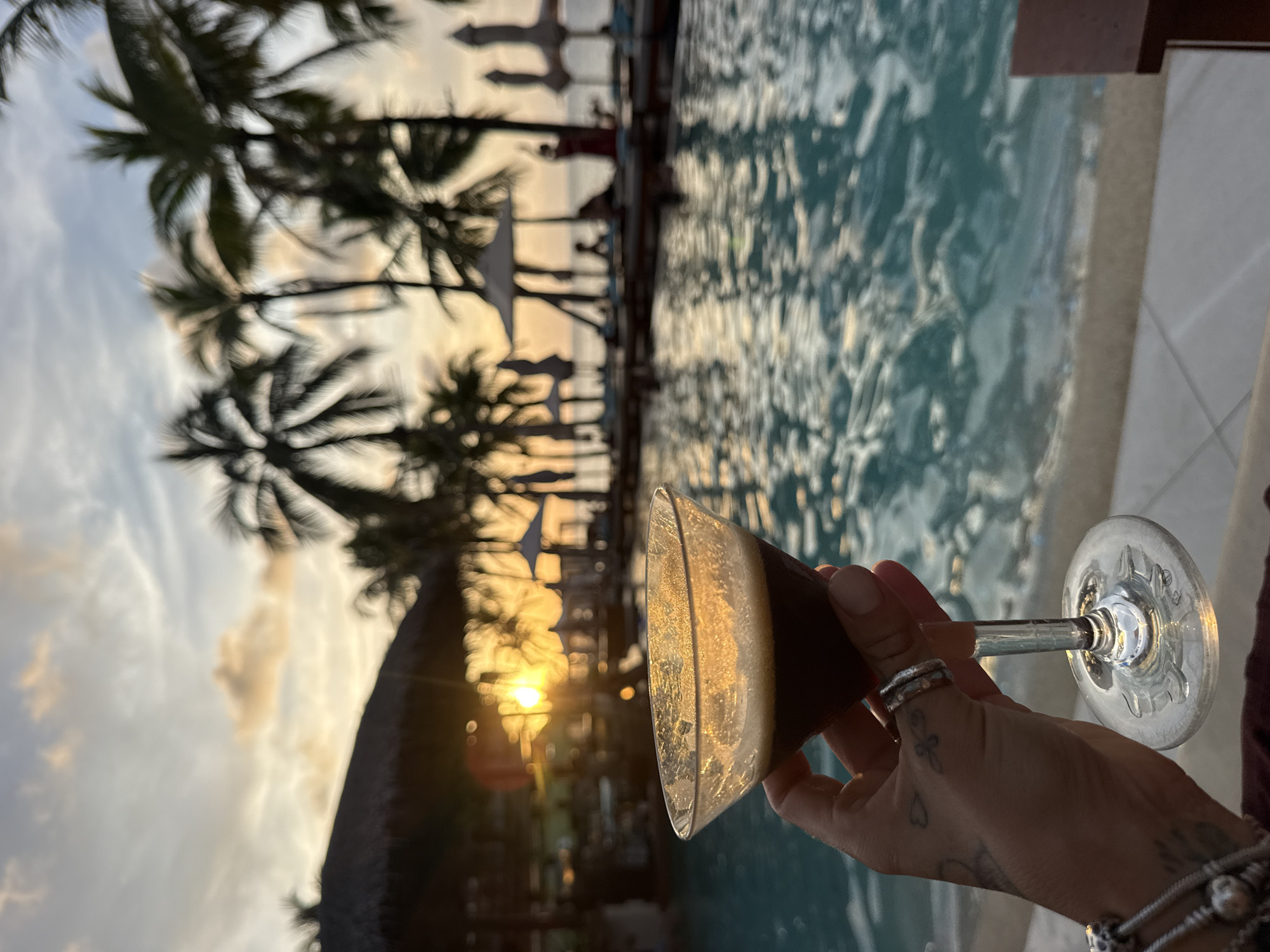 Poolside drinks and a Surin Beach sunset in Choeng Thale
