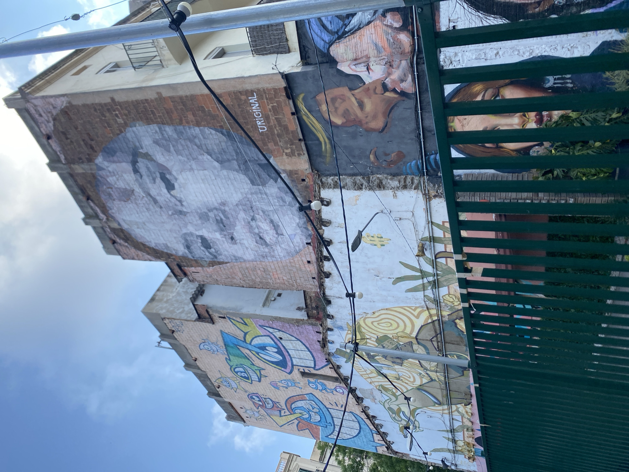 Vibrant street art murals documented across Barcelona neighborhoods