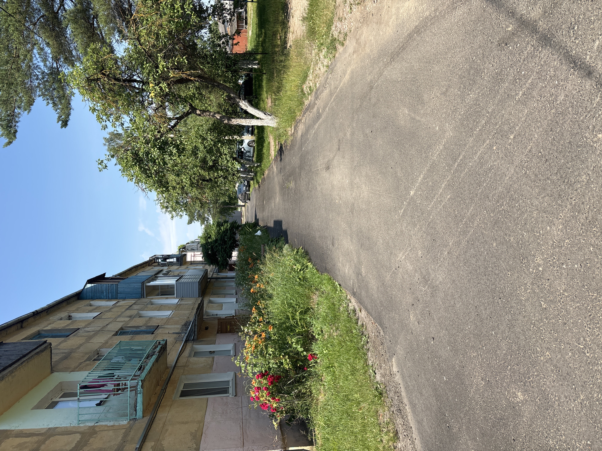 Quiet summer morning around the streets of Pastavy, Belarus