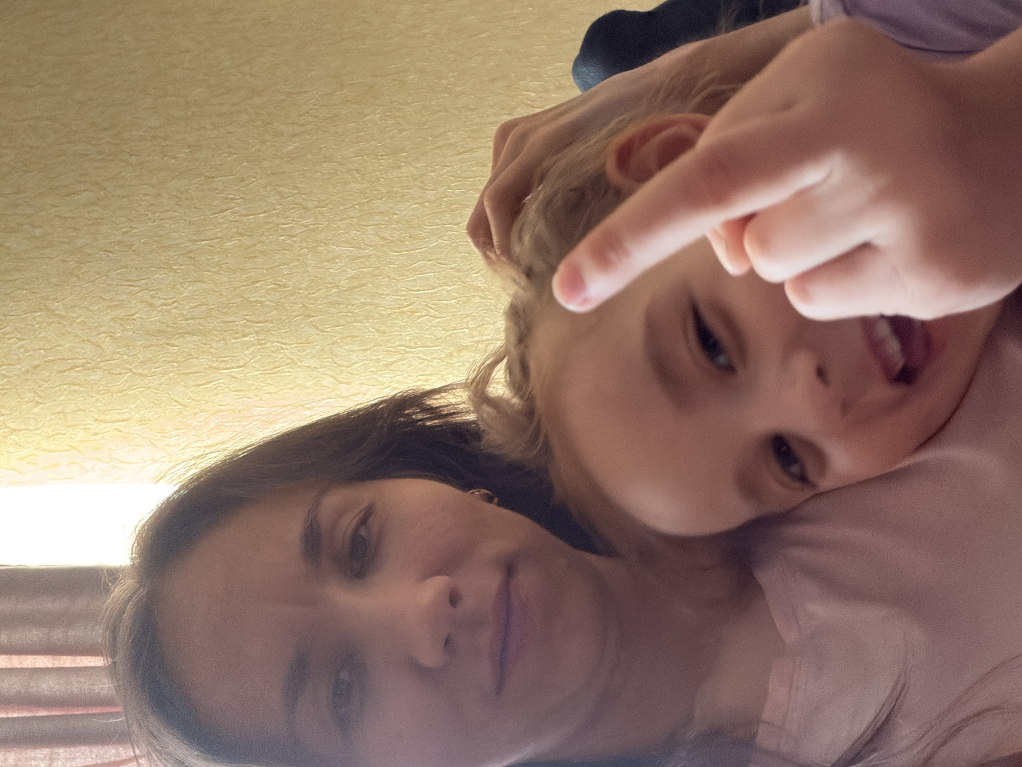 Lazy summer afternoon at home in Tambov, dog and kids included