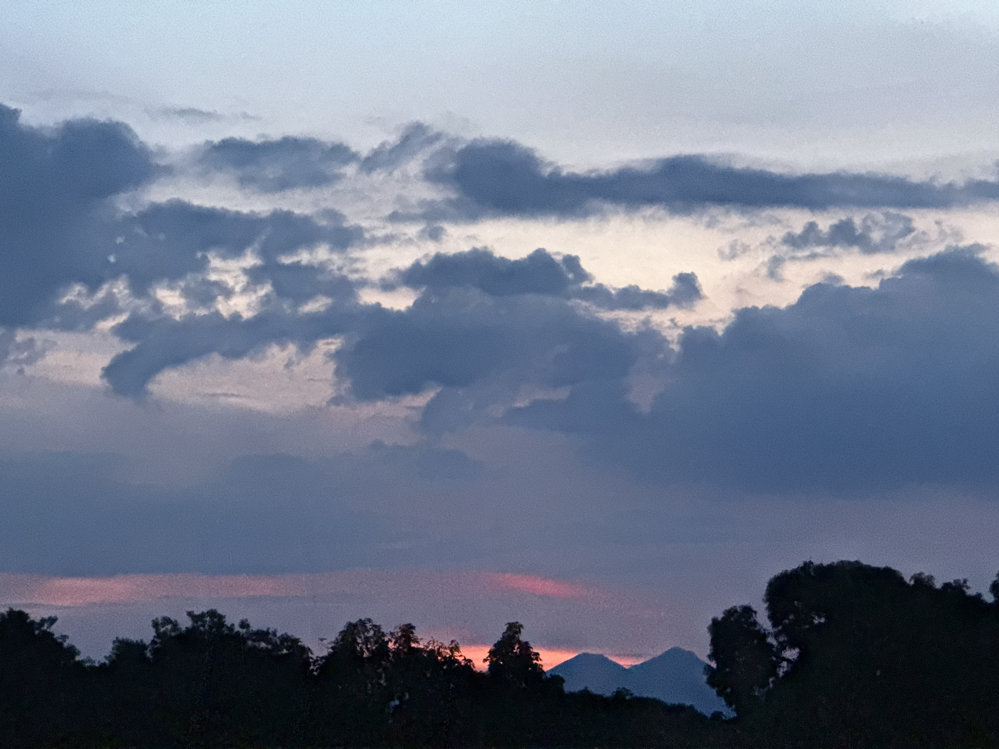 Twilight scene photographed in El Bajío, Venezuela
