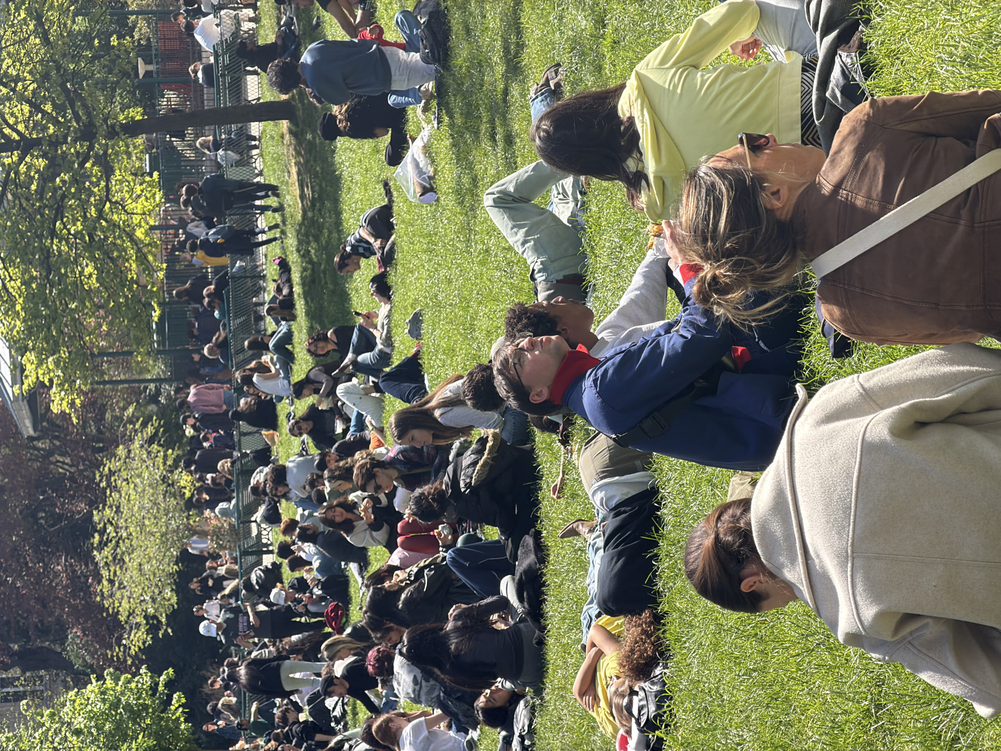 Ordinary Paris life documented across parks, cafés, streets Tuesday morning