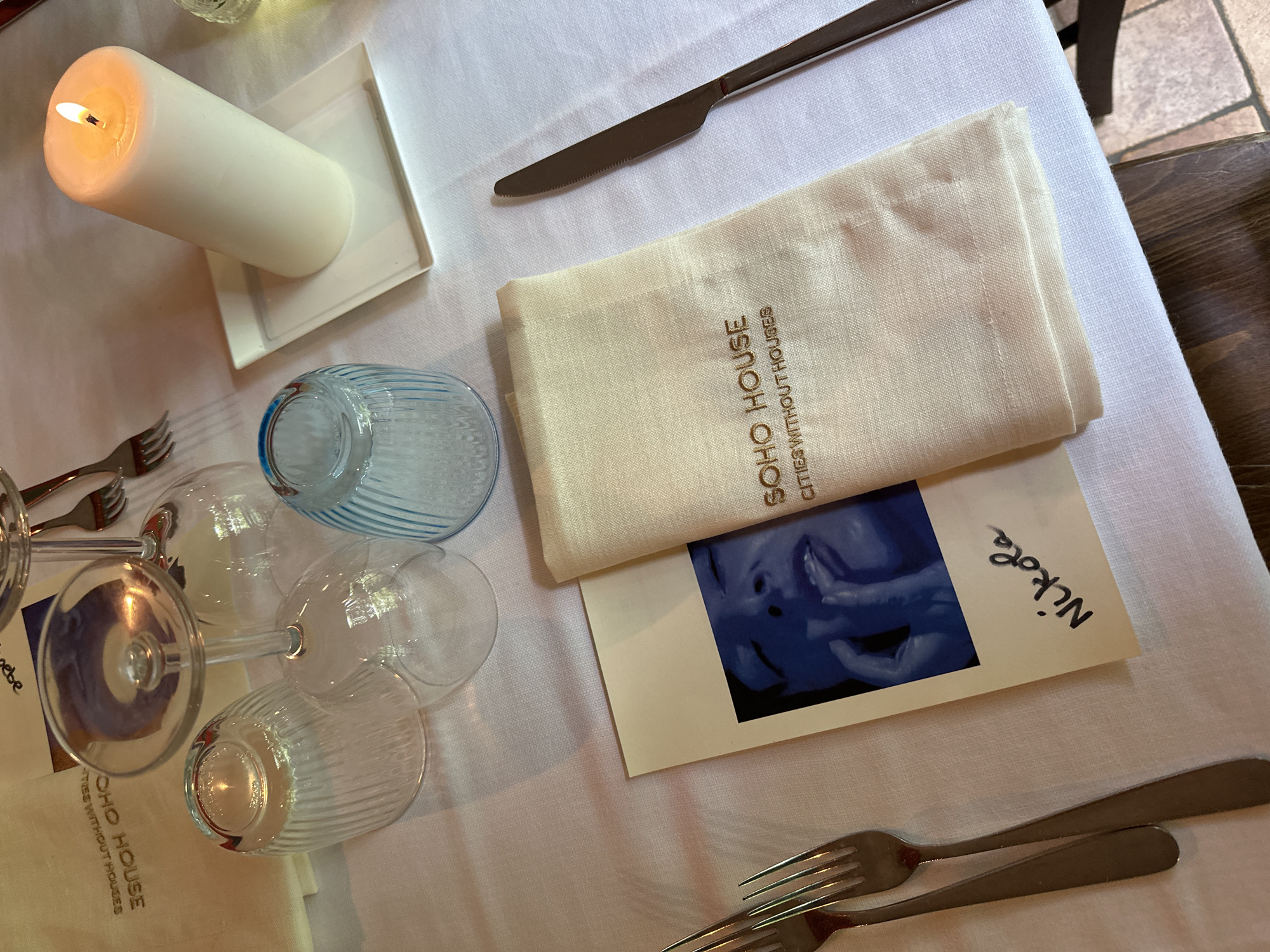 Formal dinner party held at Venice restaurant