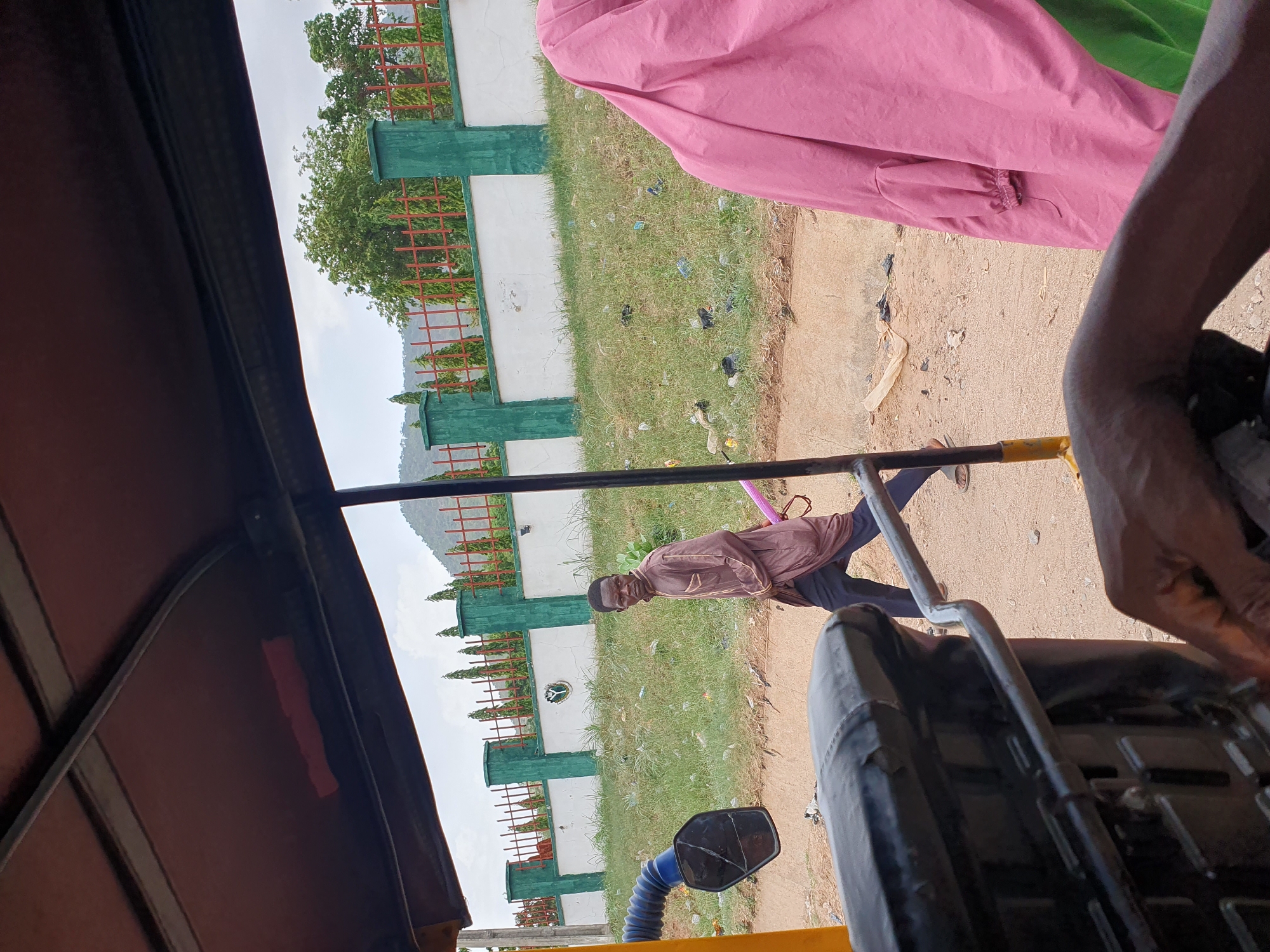Ordinary street scenes documented in Lokoja, Nigeria