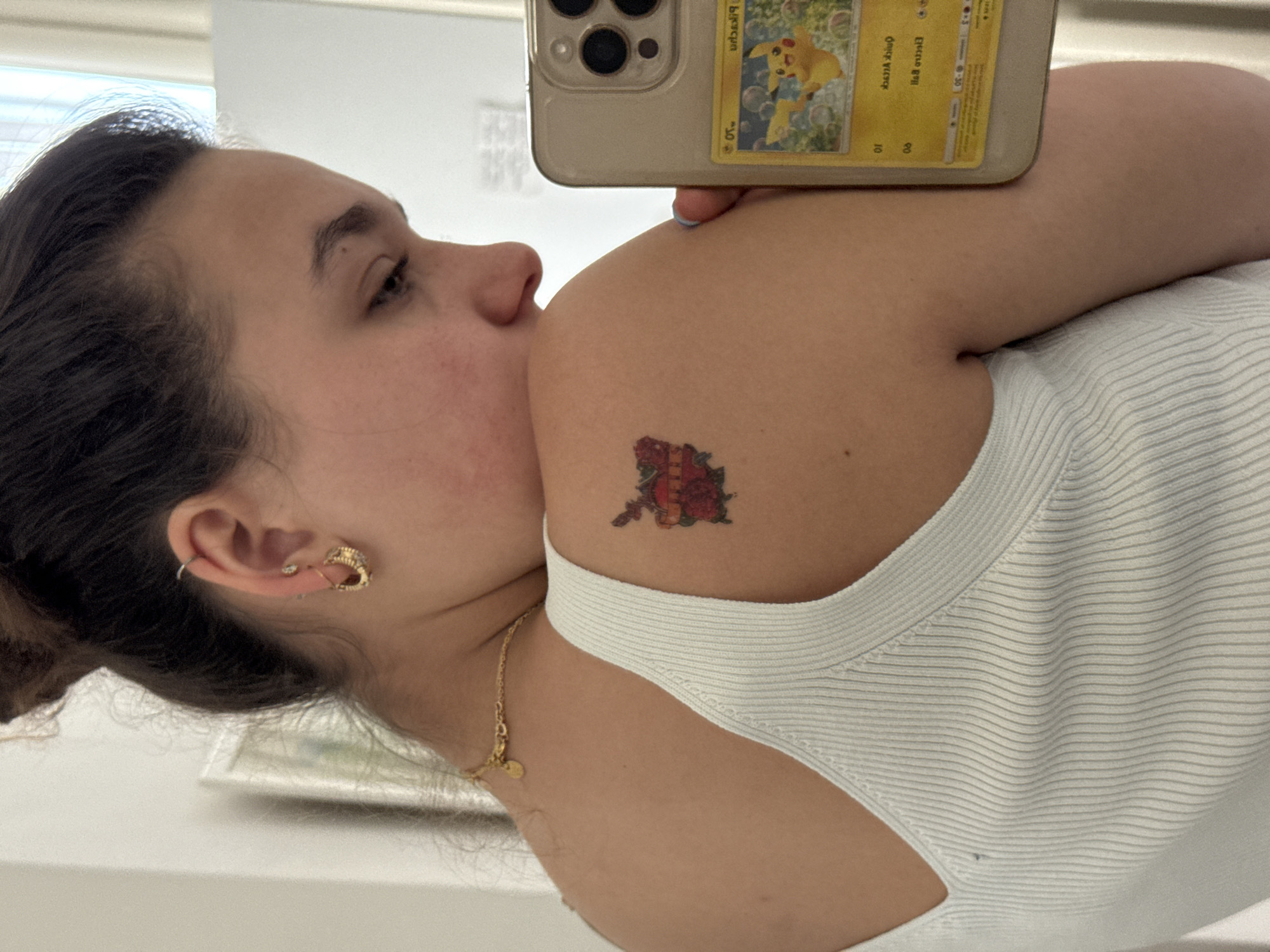 Woman with smartphone and Pikachu spotted in Milan