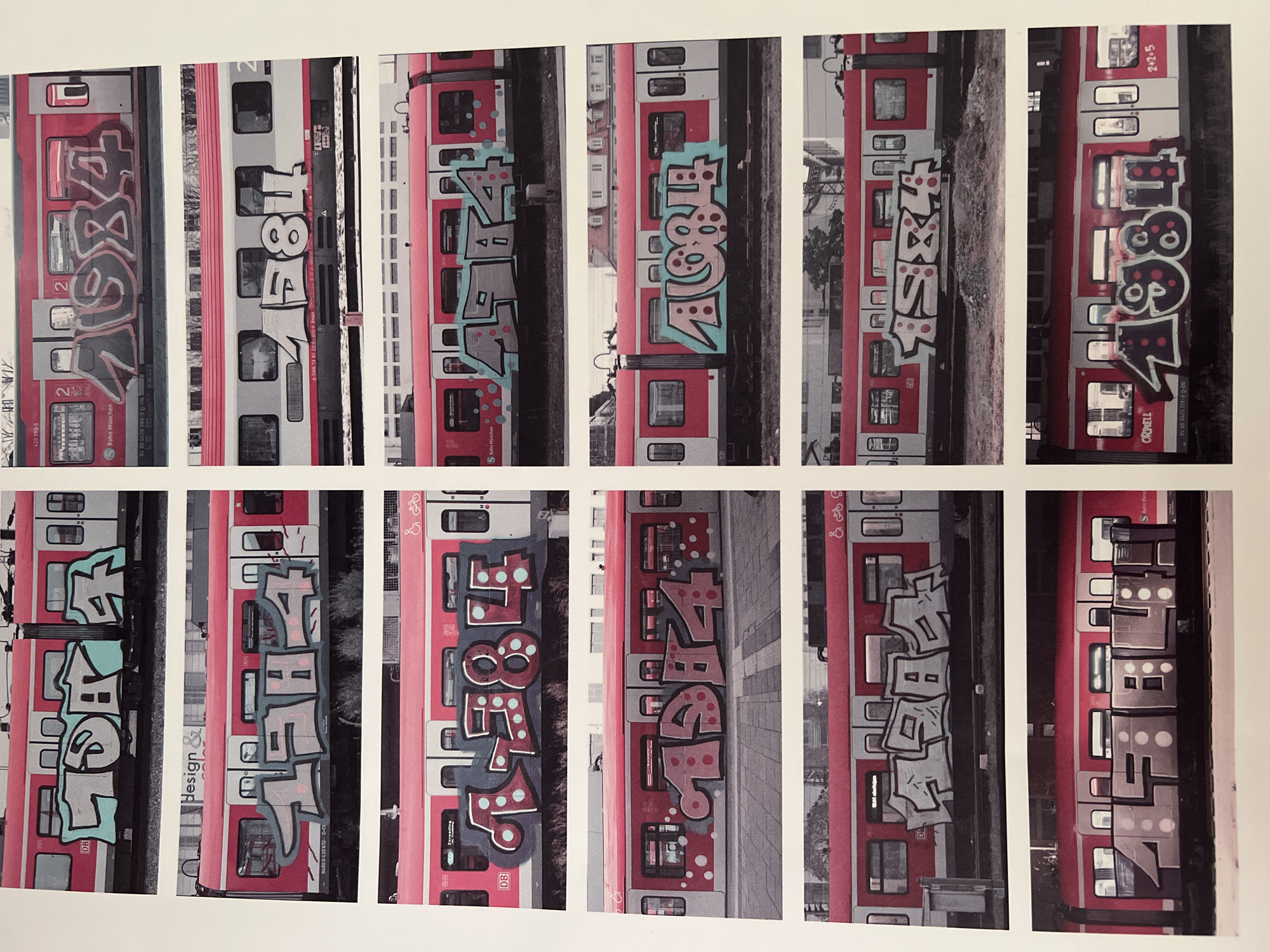 Street art and creative works documented across Madrid