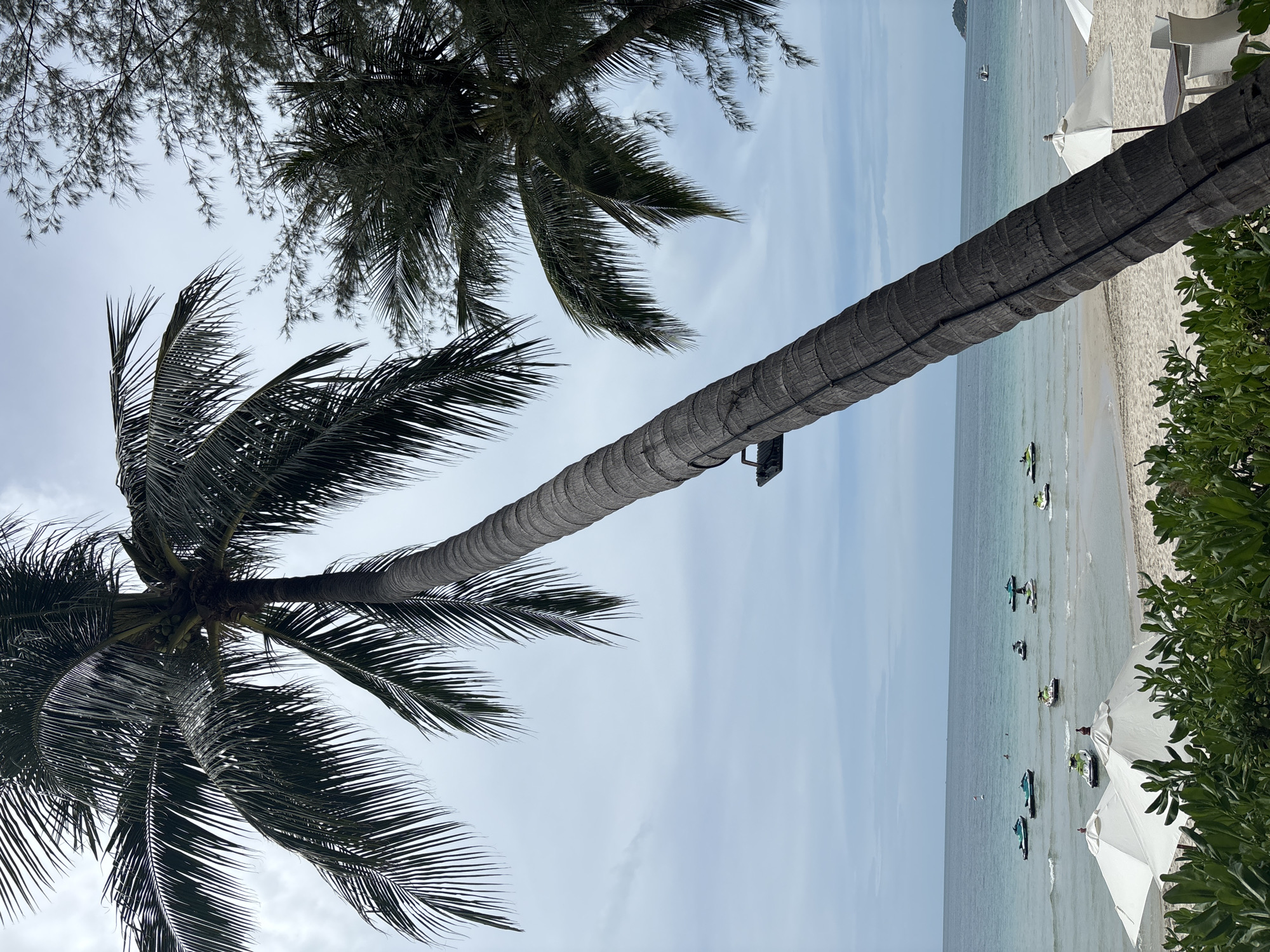 Early morning beach scenes captured at Thailand's Baan Chaweng resort