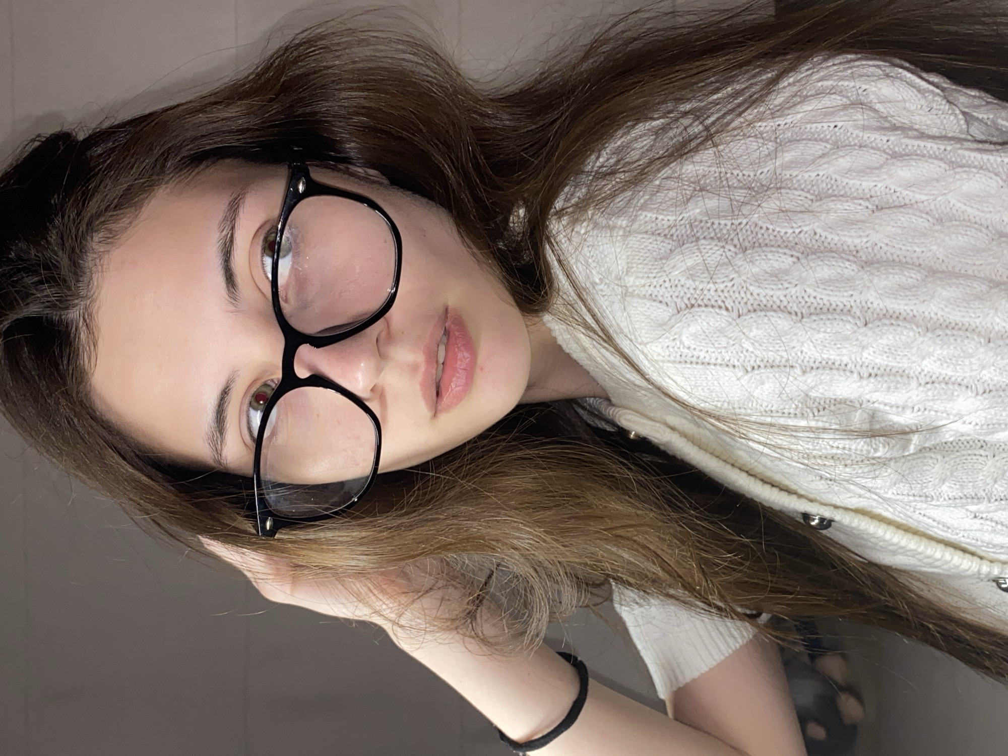 Young woman photographed in multiple portrait sessions in Votkinsk