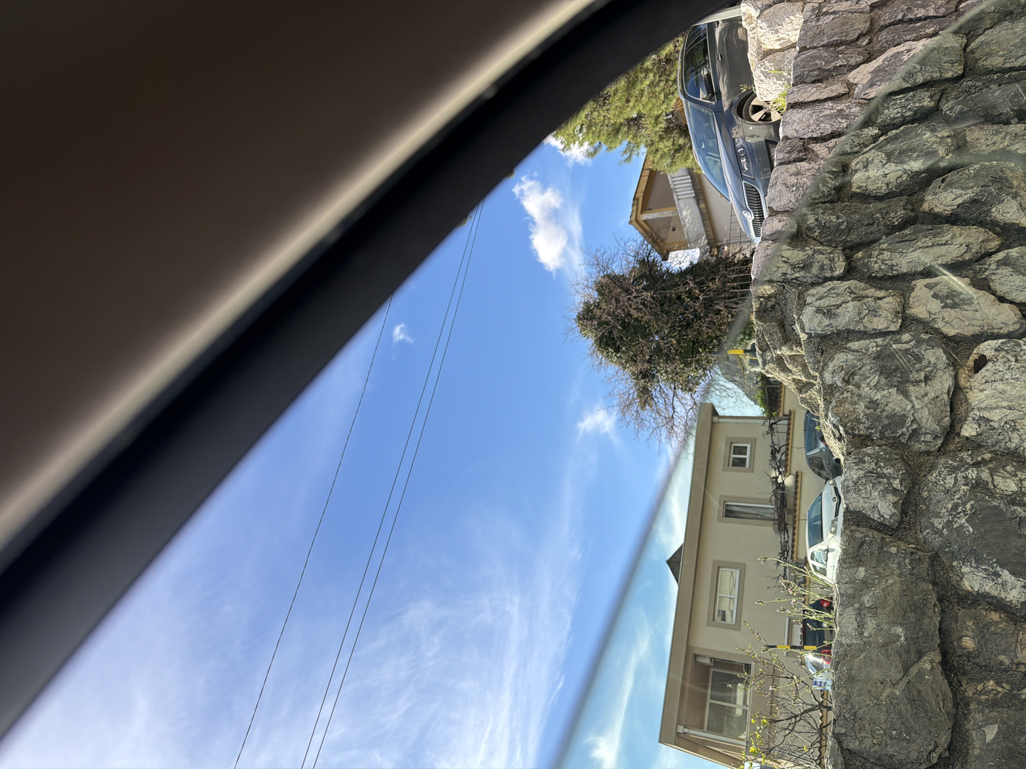 Vehicle interior view captured in Budva, Montenegro
