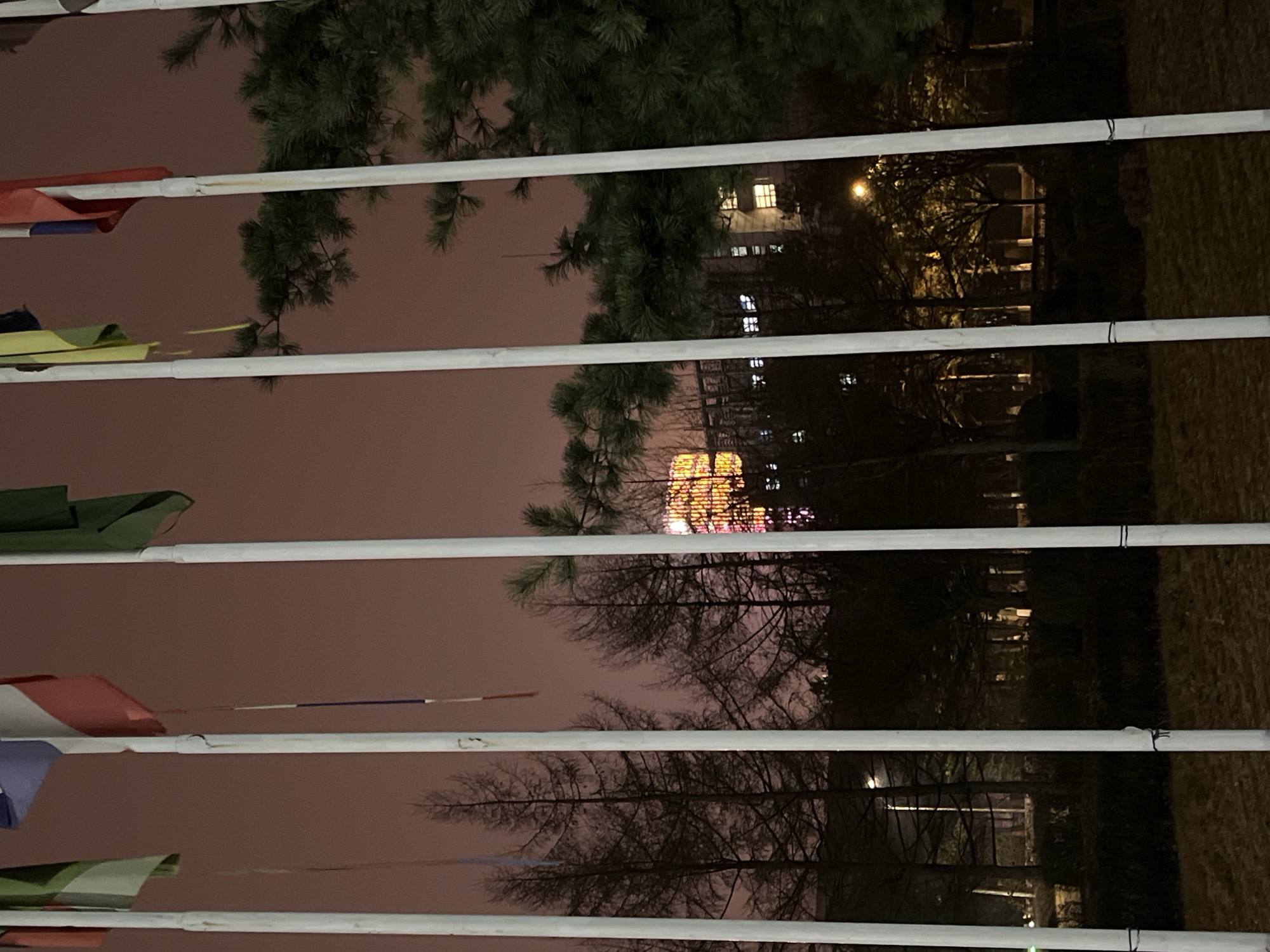 Nighttime scenes documented across Changchun institutional district