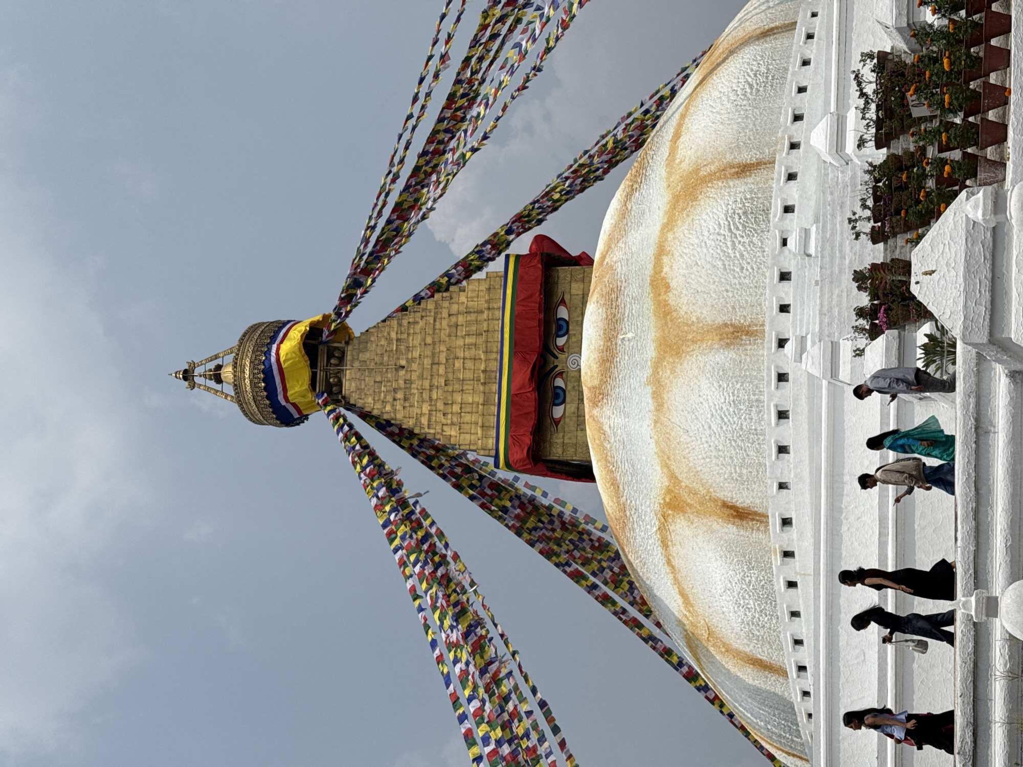 Morning documentation of Boudhanath Stupa in Nepal