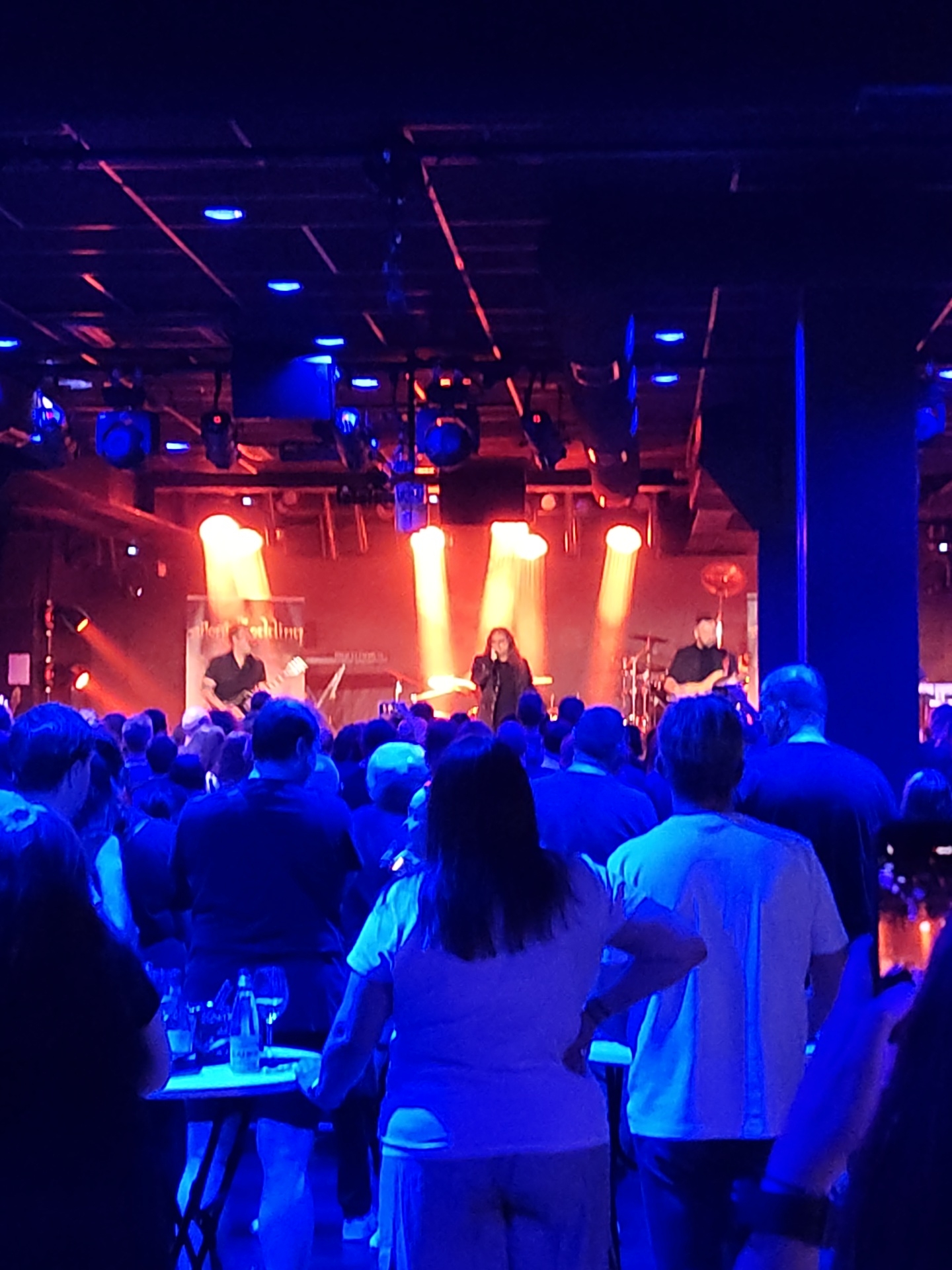 Rock band performs live concert in Sofia, Bulgaria