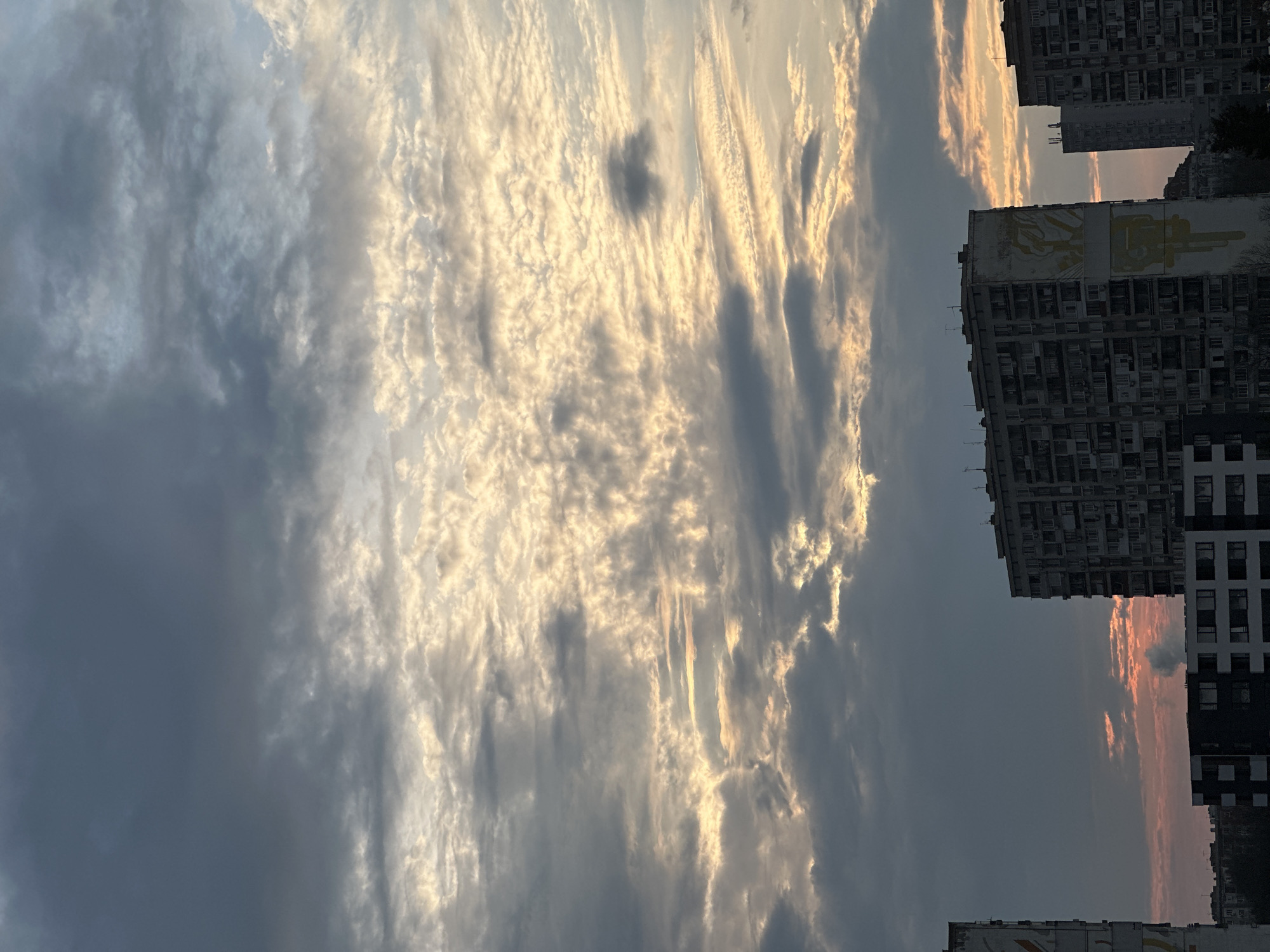 Complex cloud formations observed over Burgas, Bulgaria