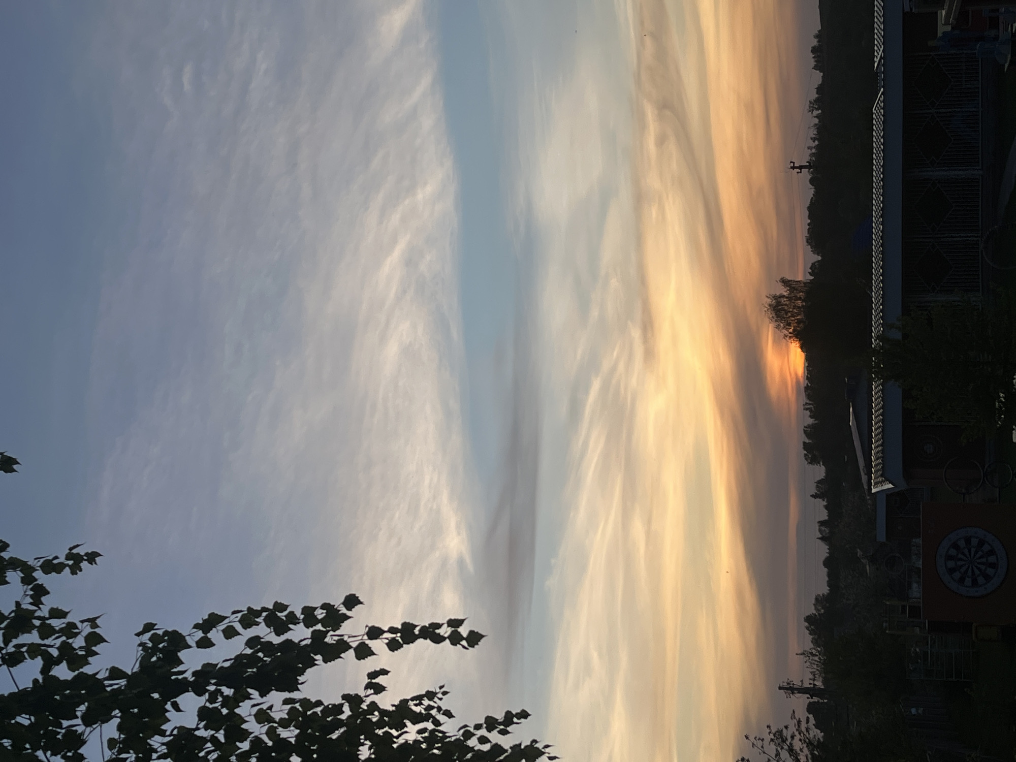 Evening sunset gathering documented in Фоки, Russia