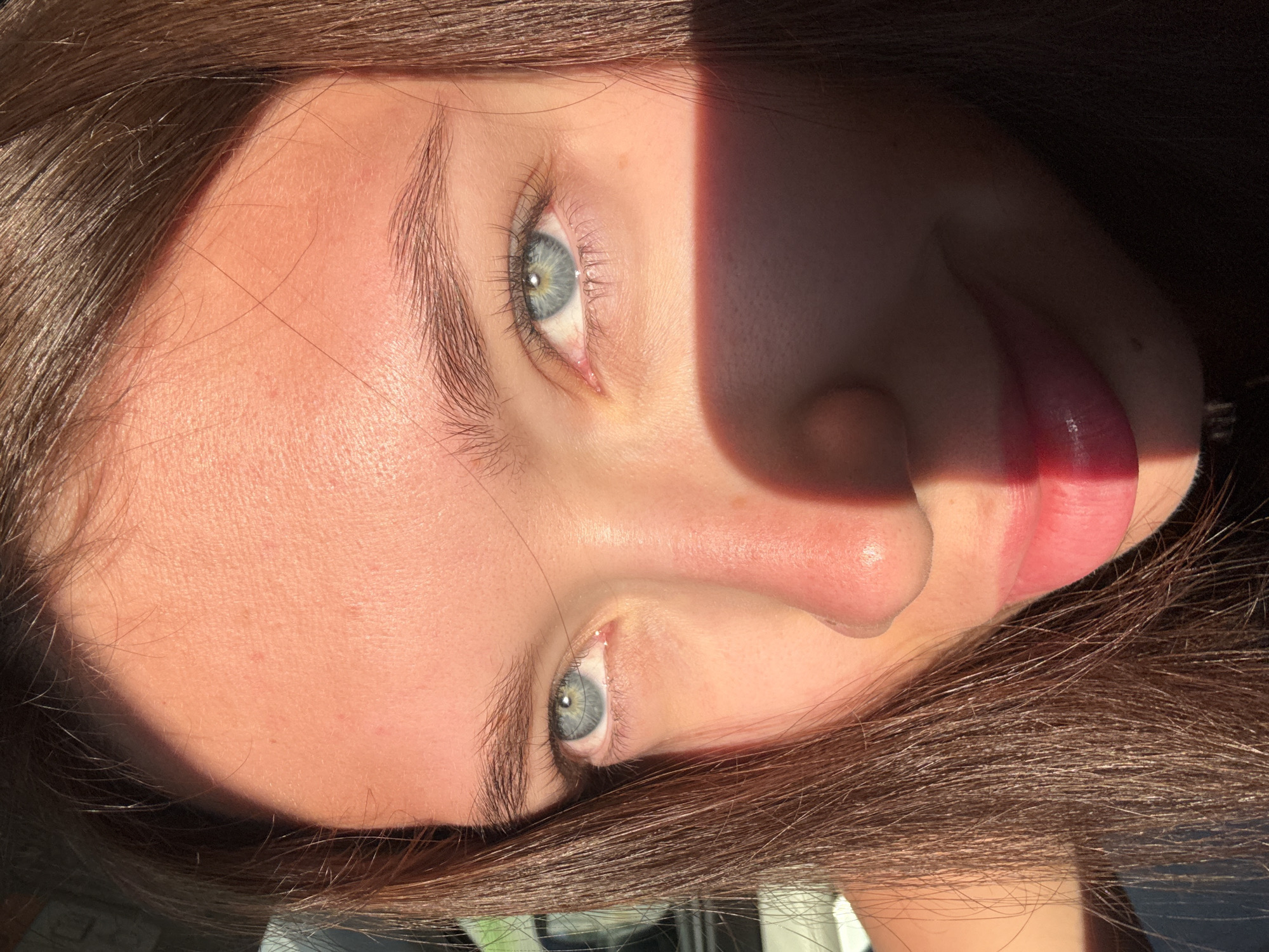 Portrait captured in harsh sunlight in Tel Aviv