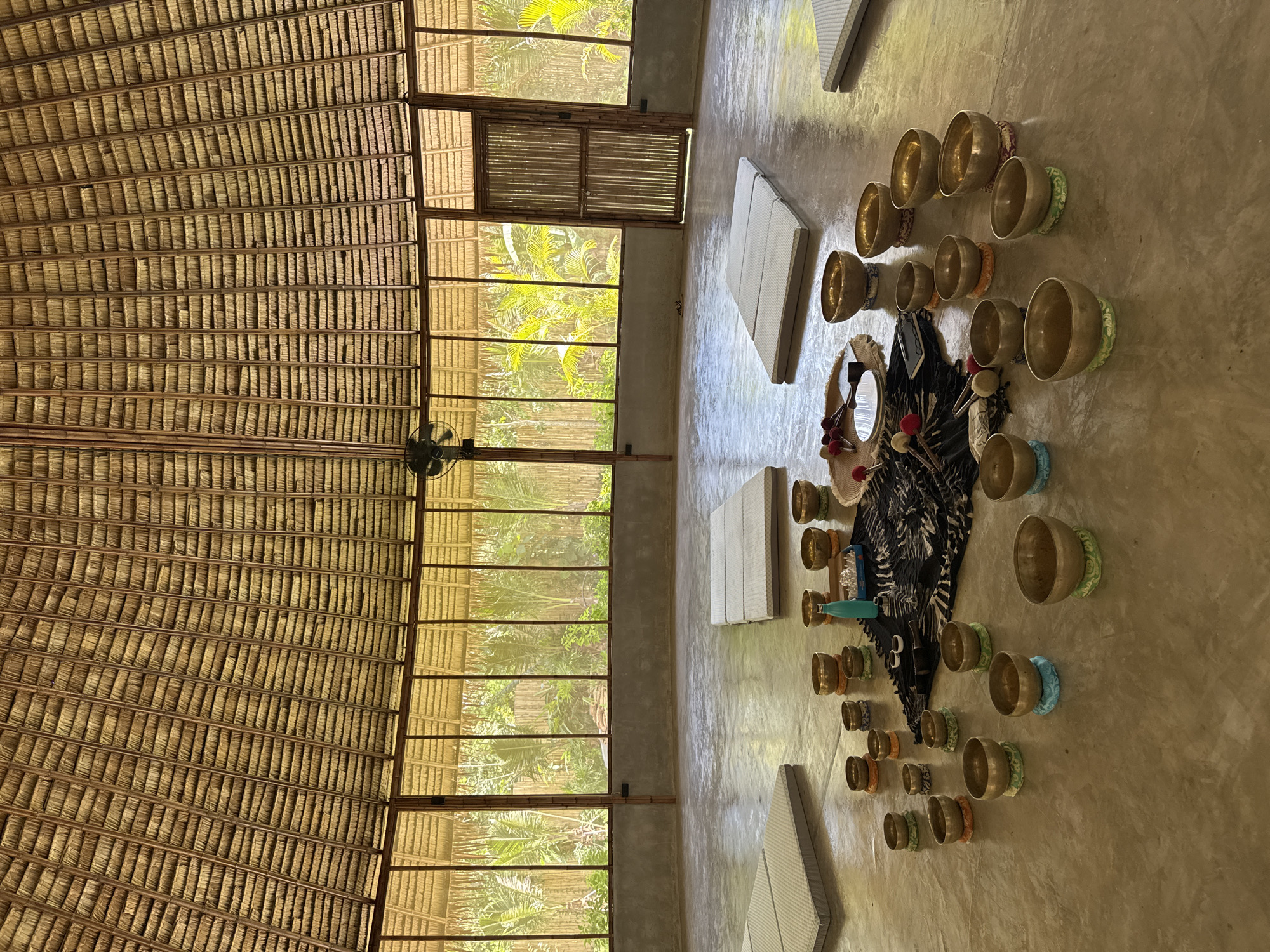 Sound healing session documented at Thai wellness retreat