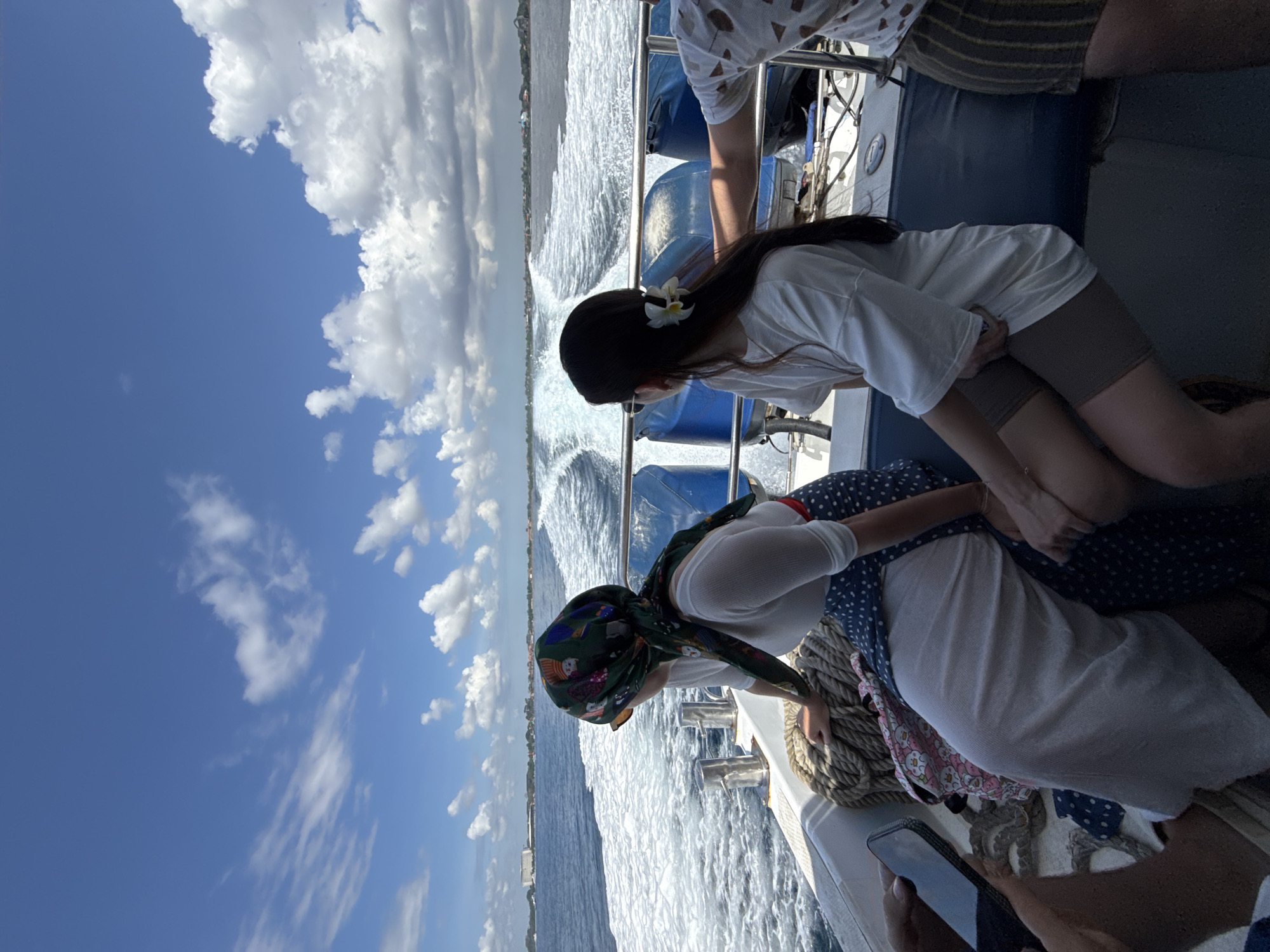 Tourist boat tour captured near Denpasar, Indonesia