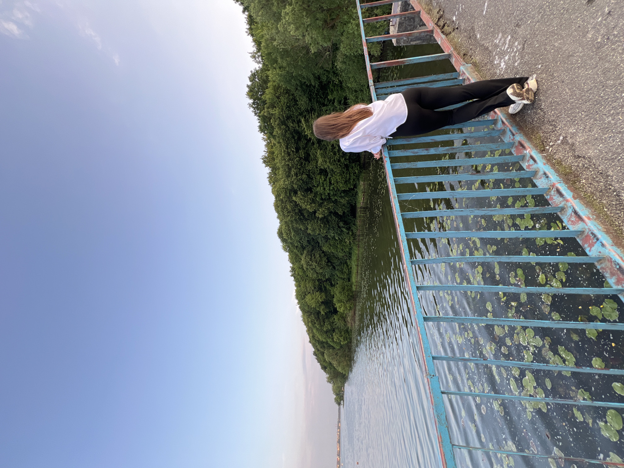 Evening leisure moments captured at Ternopil Lake, Ukraine