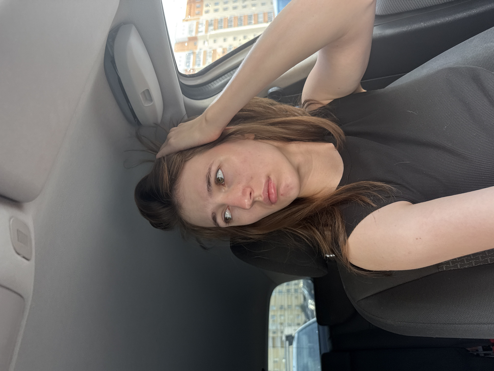 Quick car hangout moments on a Perm street