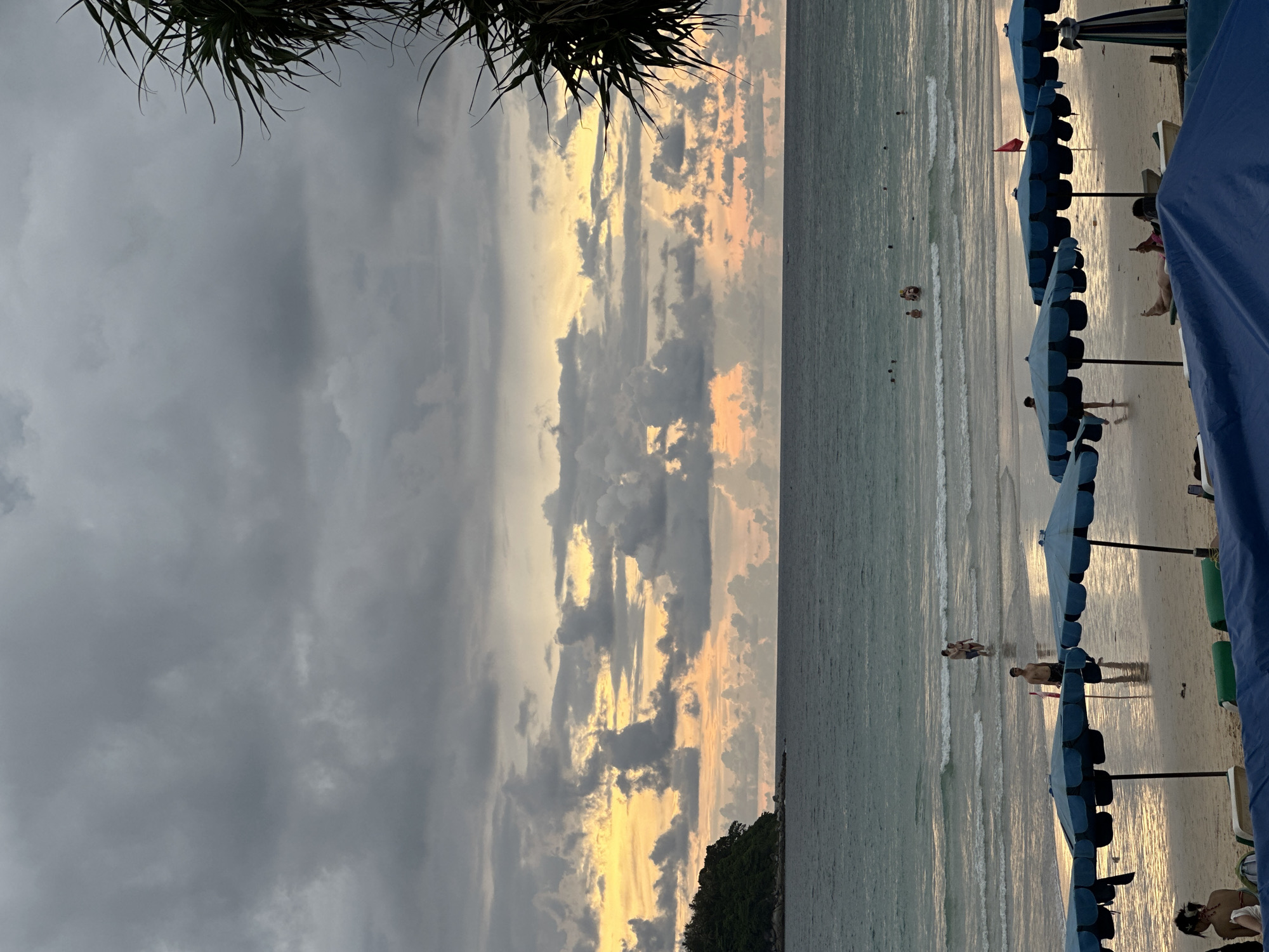 Karon Beach on a grey, atmospheric morning in Phuket