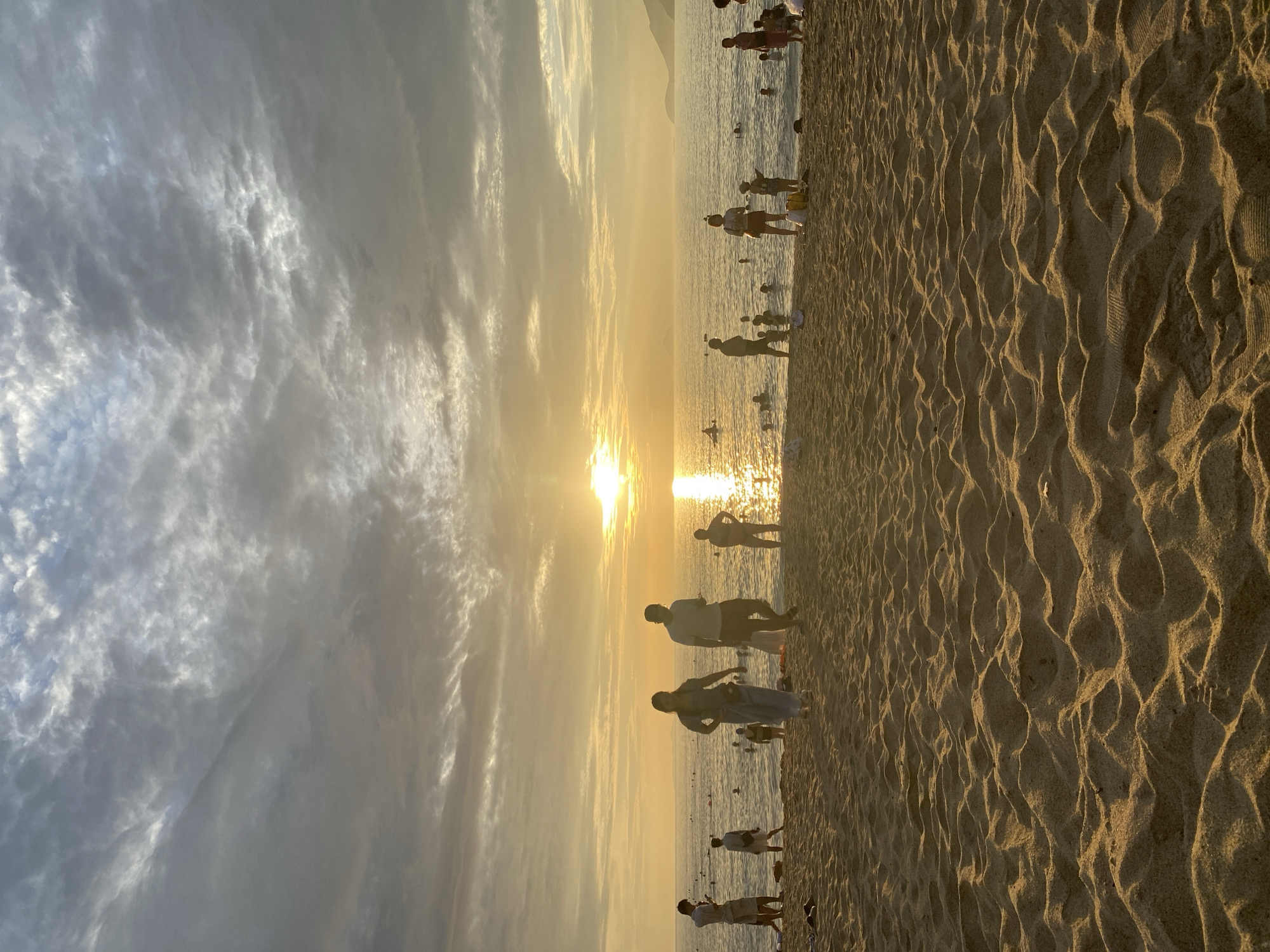 Sunset selfies on Nha Trang's Tran Phu Beach