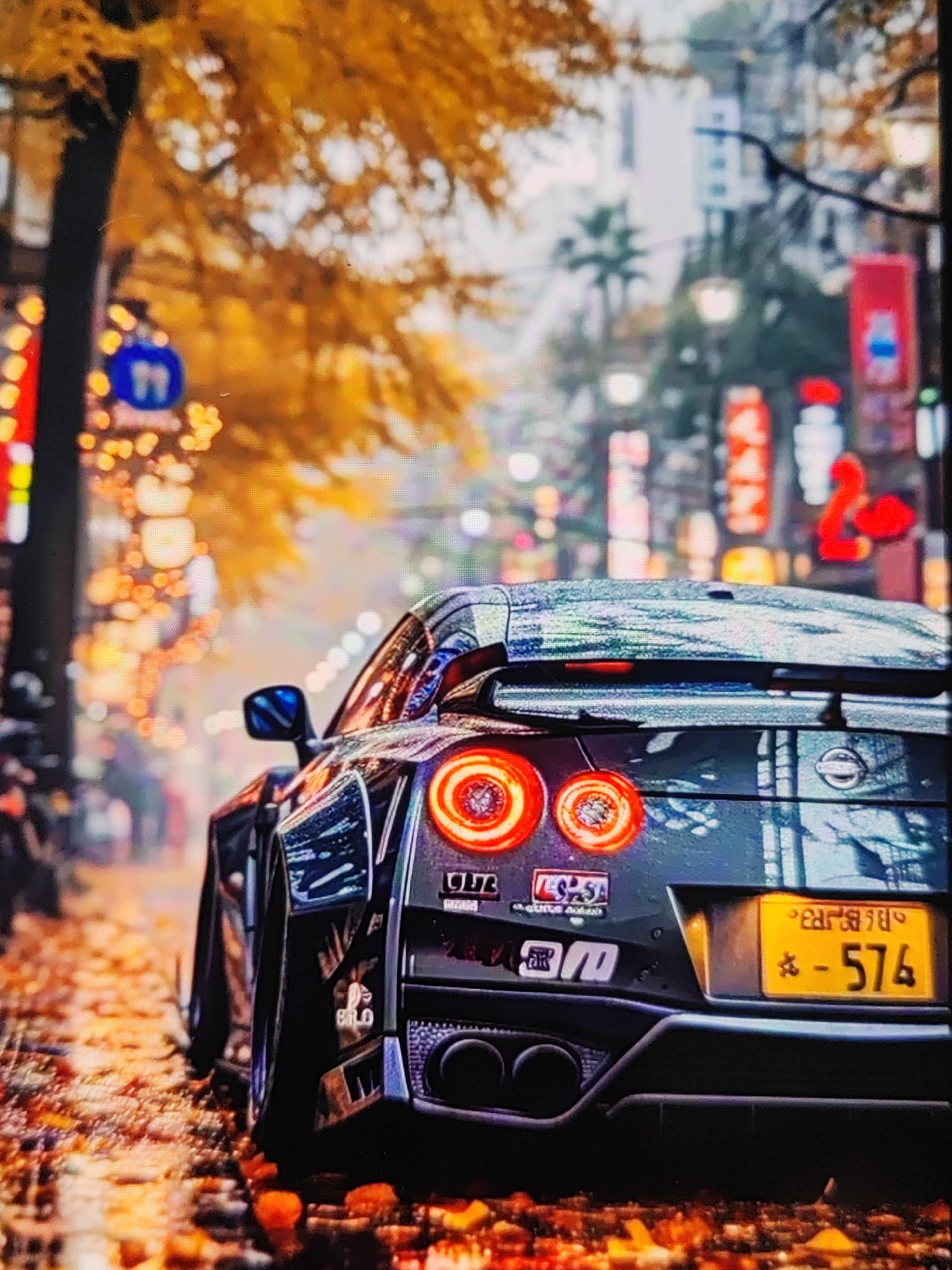 Modified GT-R and ornate chess piece spotted in Sochi