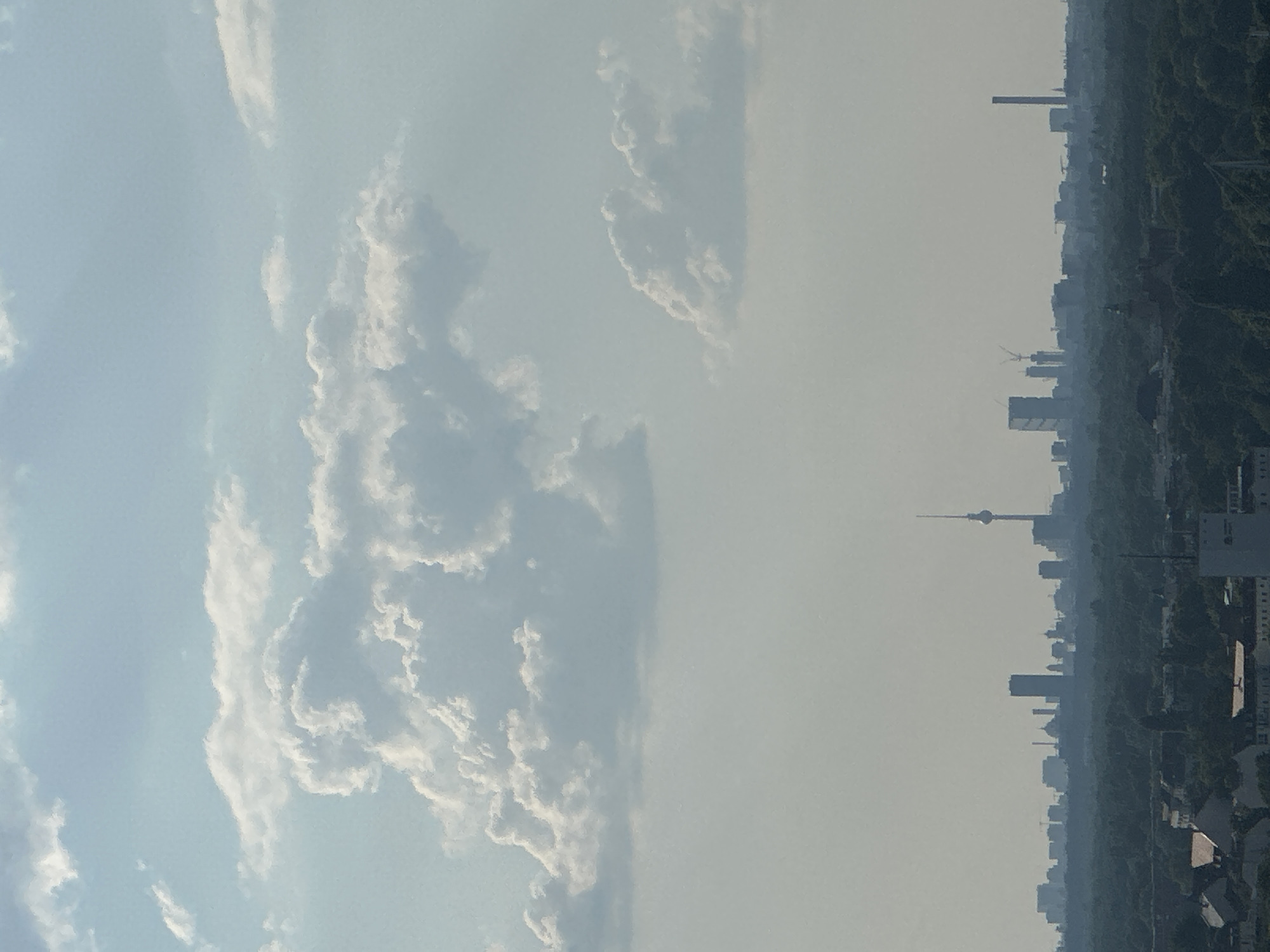 Berlin skyline at golden hour, captured from multiple angles