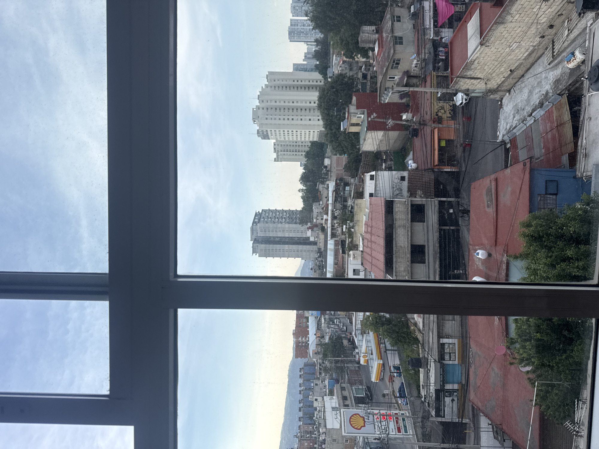 Late night indoor documentation captures window views, plush toy