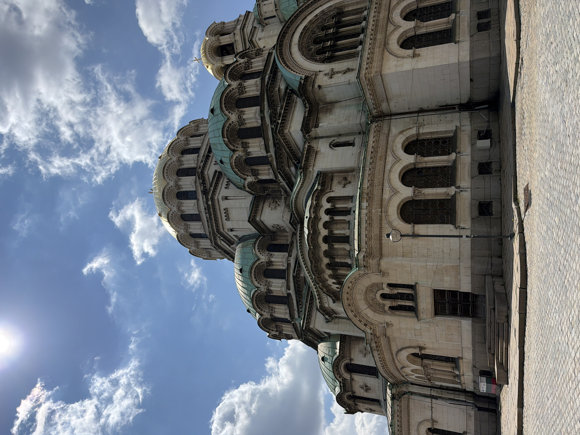 Saint Alexander Nevsky Cathedral observed in Sofia, Bulgaria