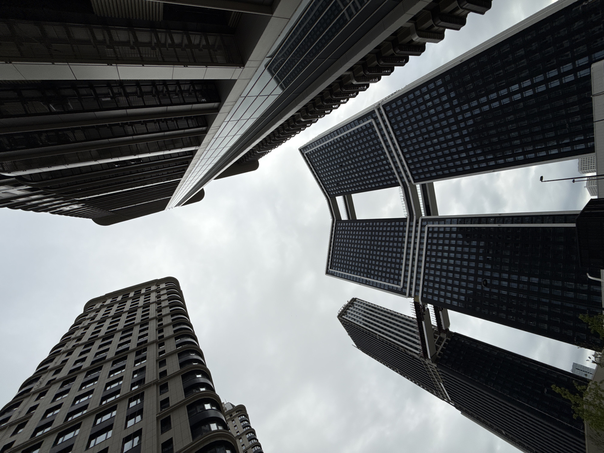Buildings photographed in Khimki, Russia under cloudy skies
