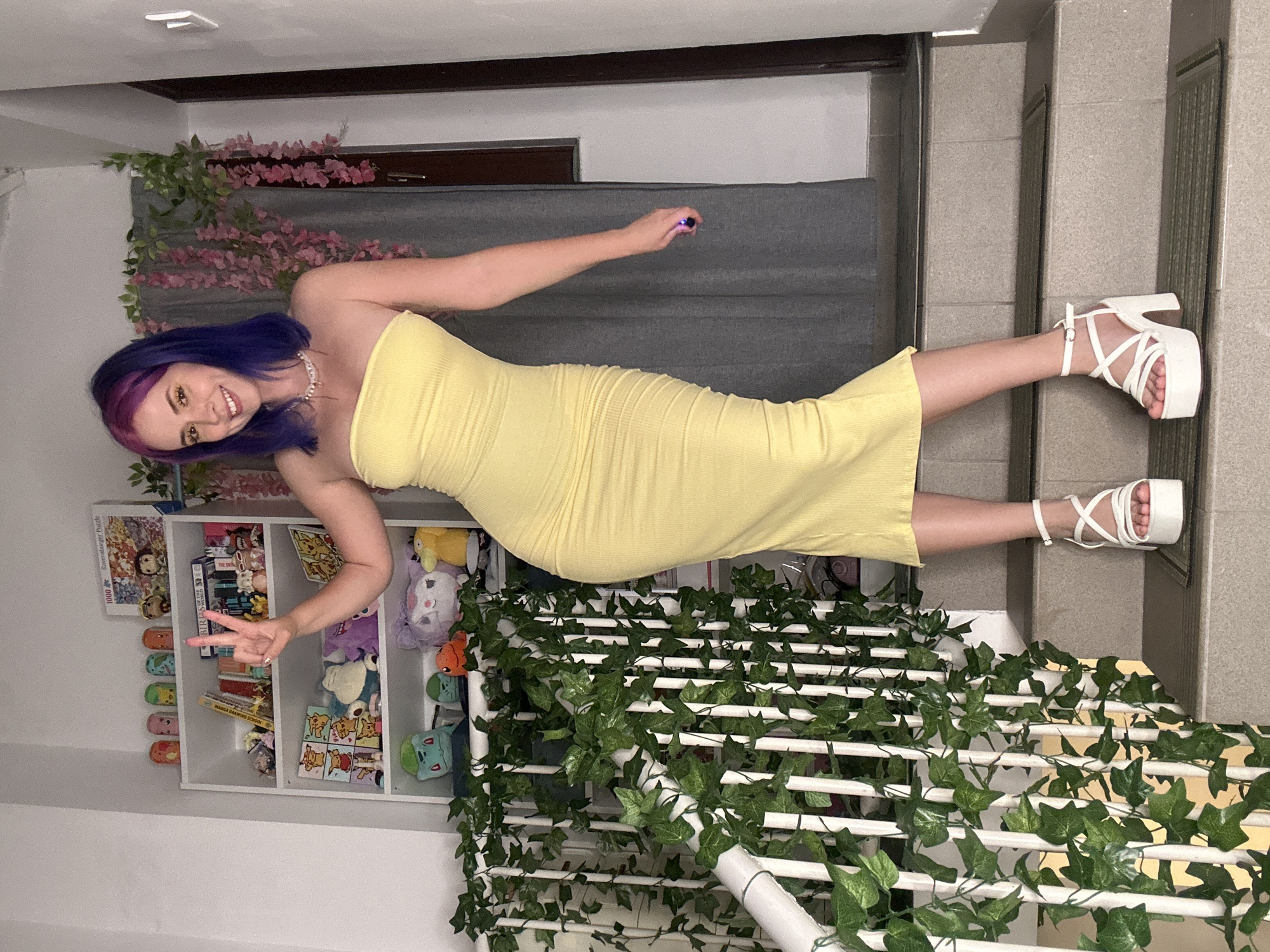 Woman poses for photo shoot with Pokemon toy in Zagreb