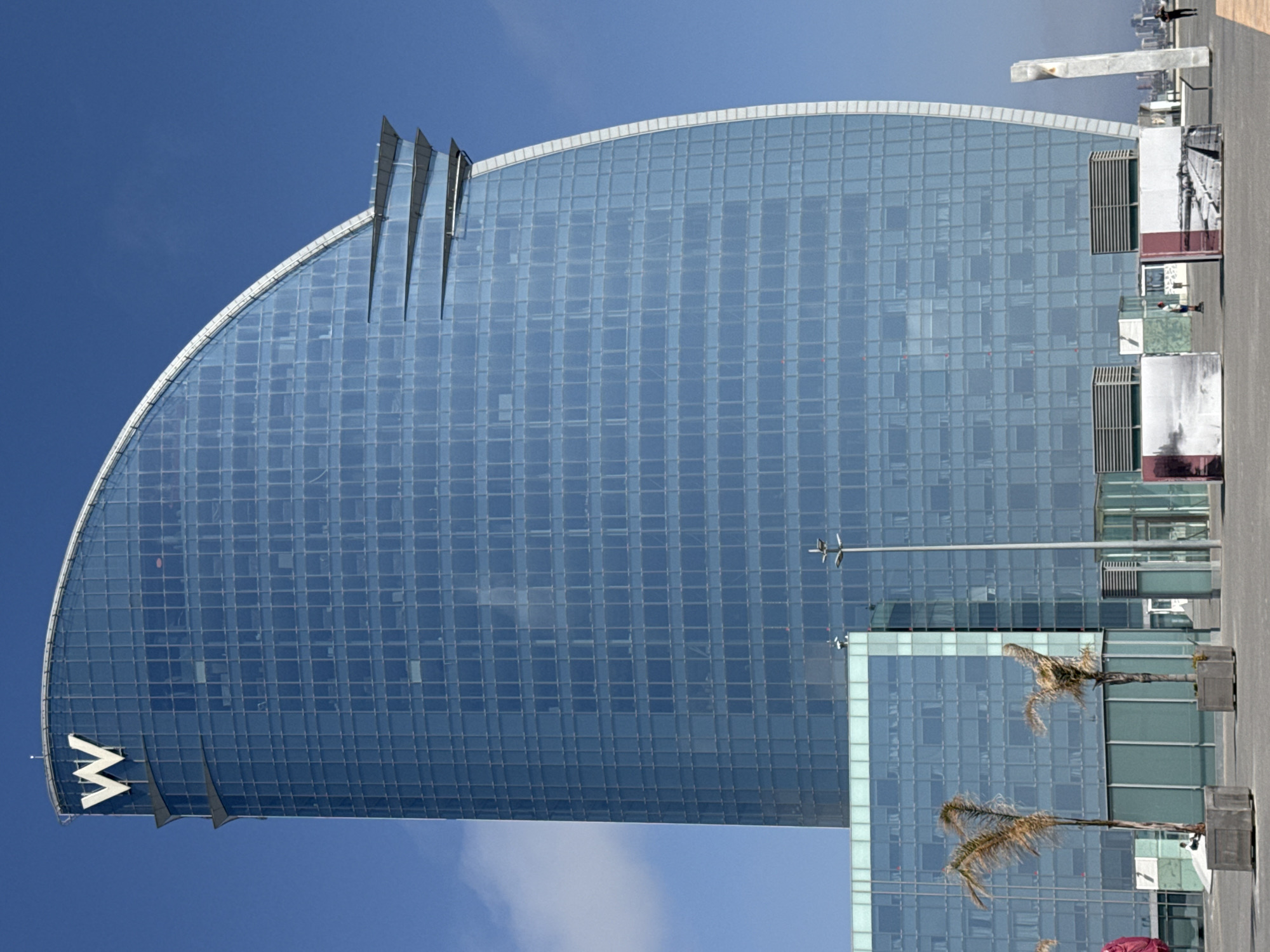 Barcelona waterfront scenes documented during sunny afternoon