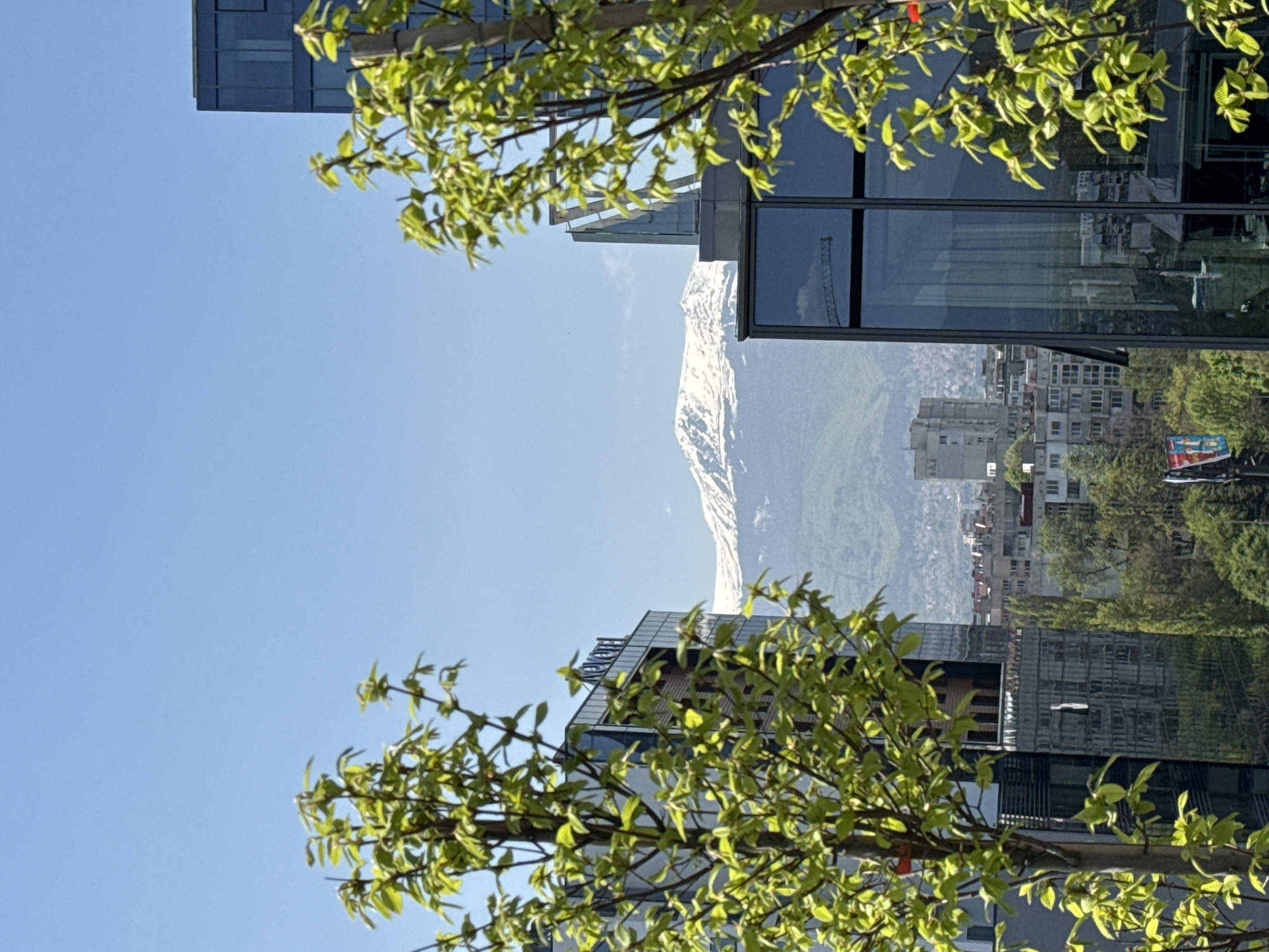 Spring morning urban scenes documented across Sofia, Bulgaria