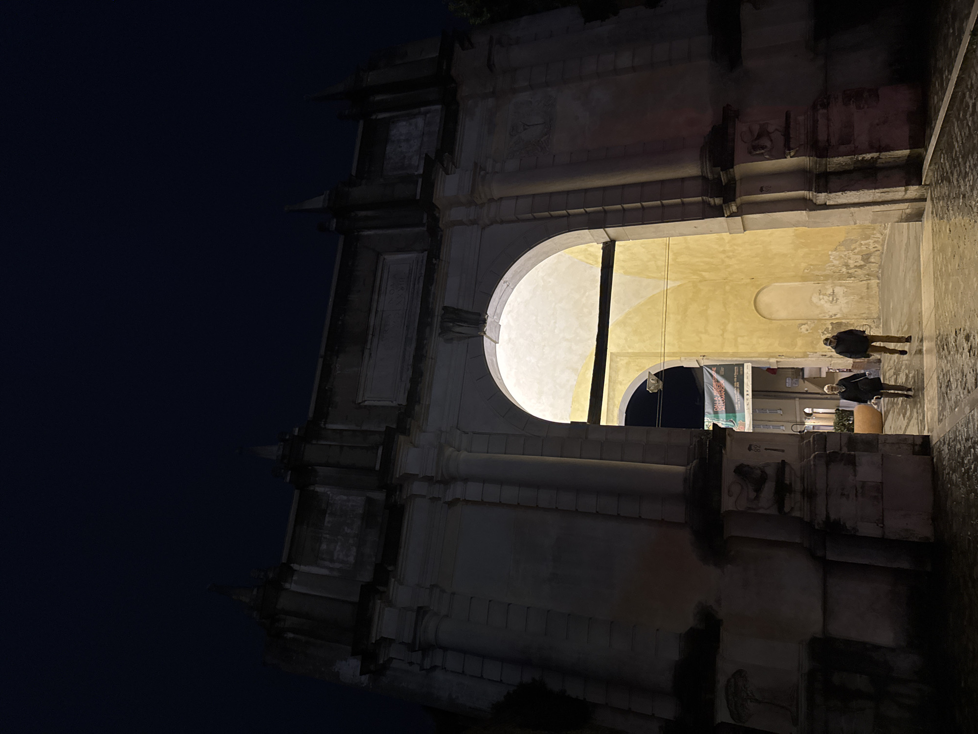 Evening stroll captures historic Ravenna under dramatic skies