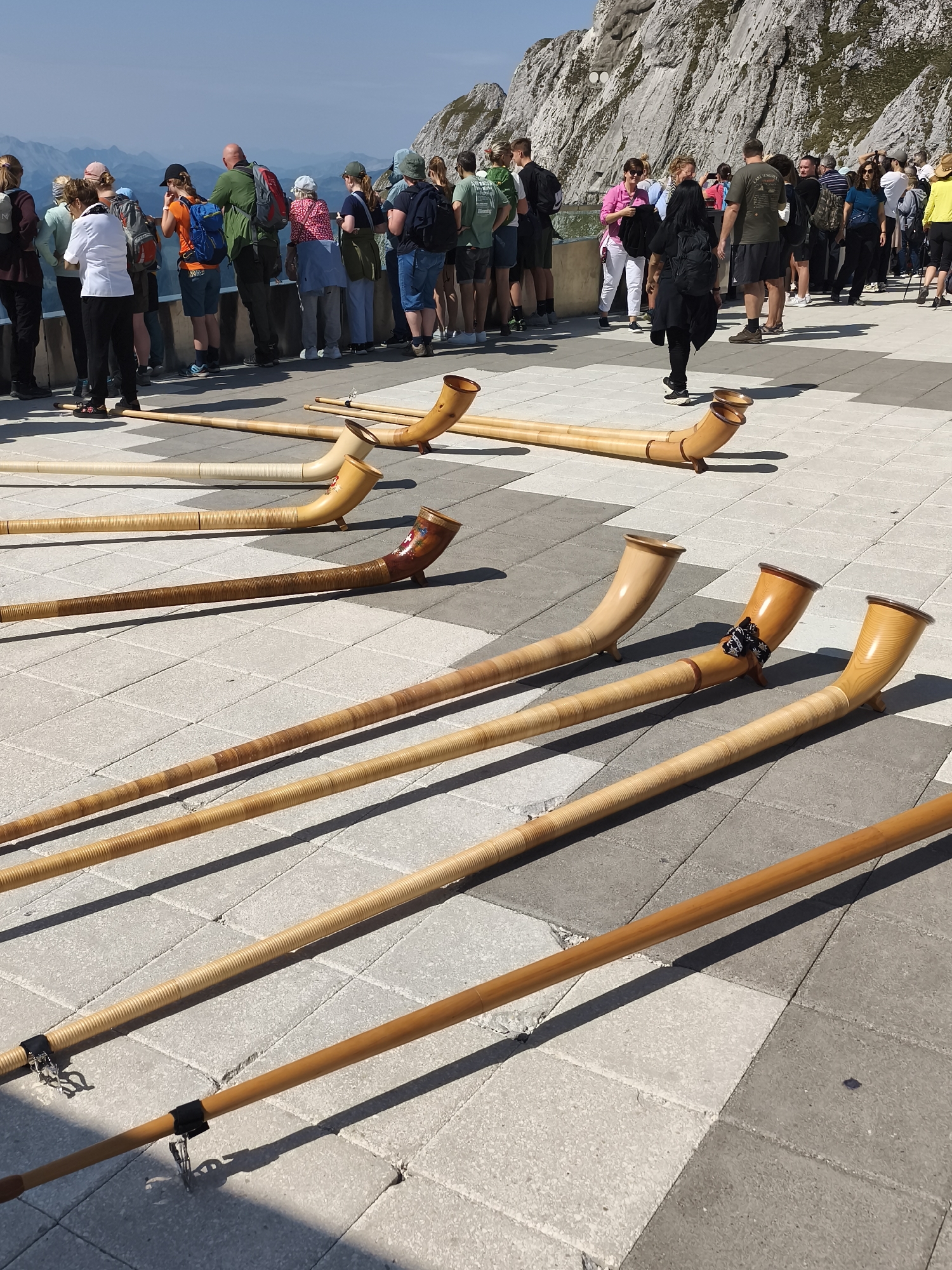 Morning on Mount Pilatus: alphorns, paragliding, and summit views