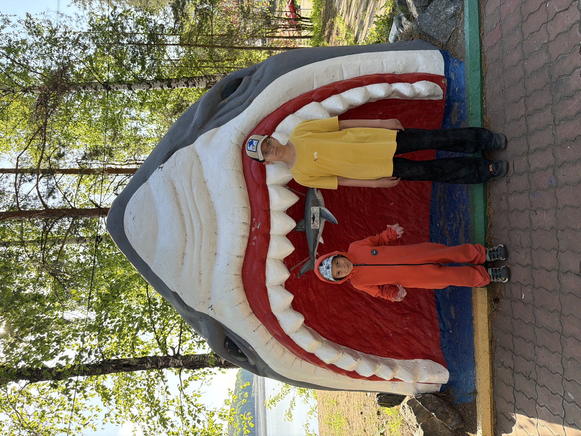 Morning family outing documented across Chaykovsky, Russia attractions and restaurants